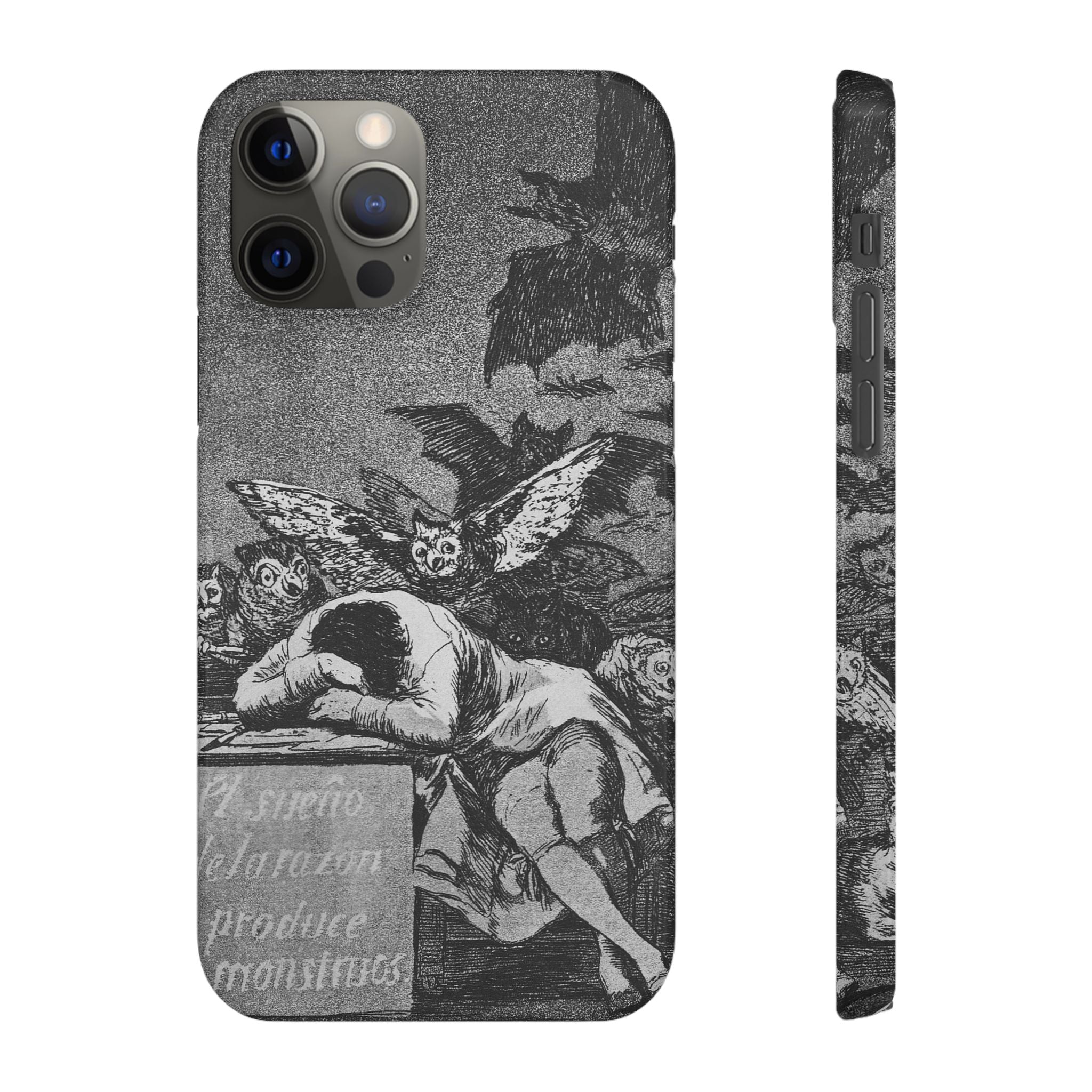 The Sleep of Reason Produces Monsters by Francisco Goya - iPhone Slim Case