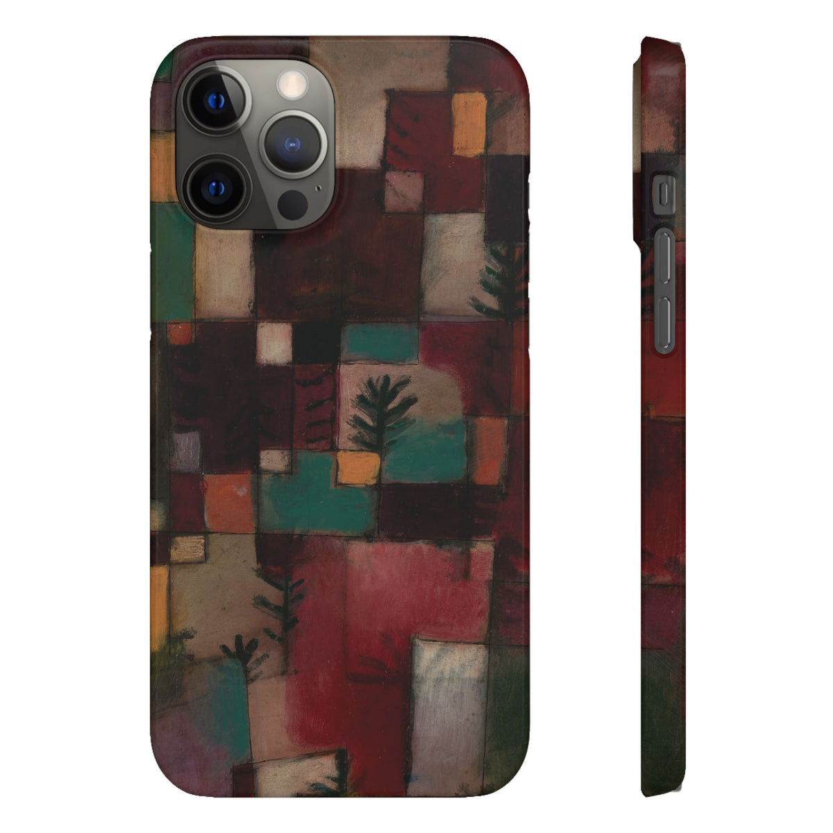 Redgreen and Violet-Yellow Rhythms by Paul Klee - iPhone Slim Case