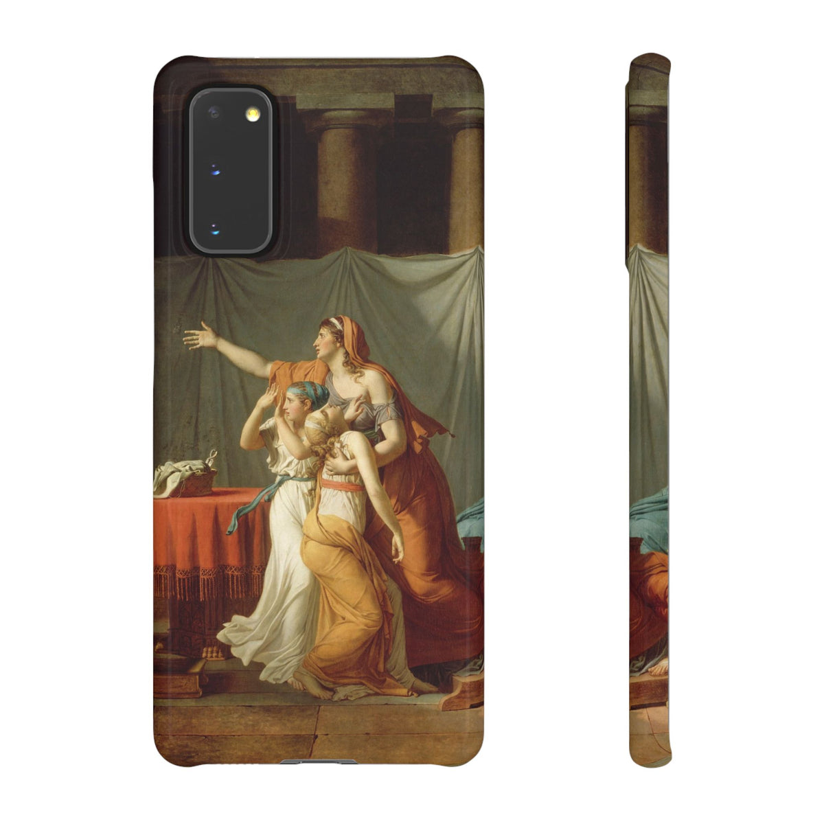 The Lictors Bring to Brutus the Bodies of His Sons II by Jacques-Louis David - Samsung Slim Case