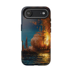 Burning of the Frigate Philadelphia in the Harbor of Tripoli by Edward Moran - iPhone Tough Case