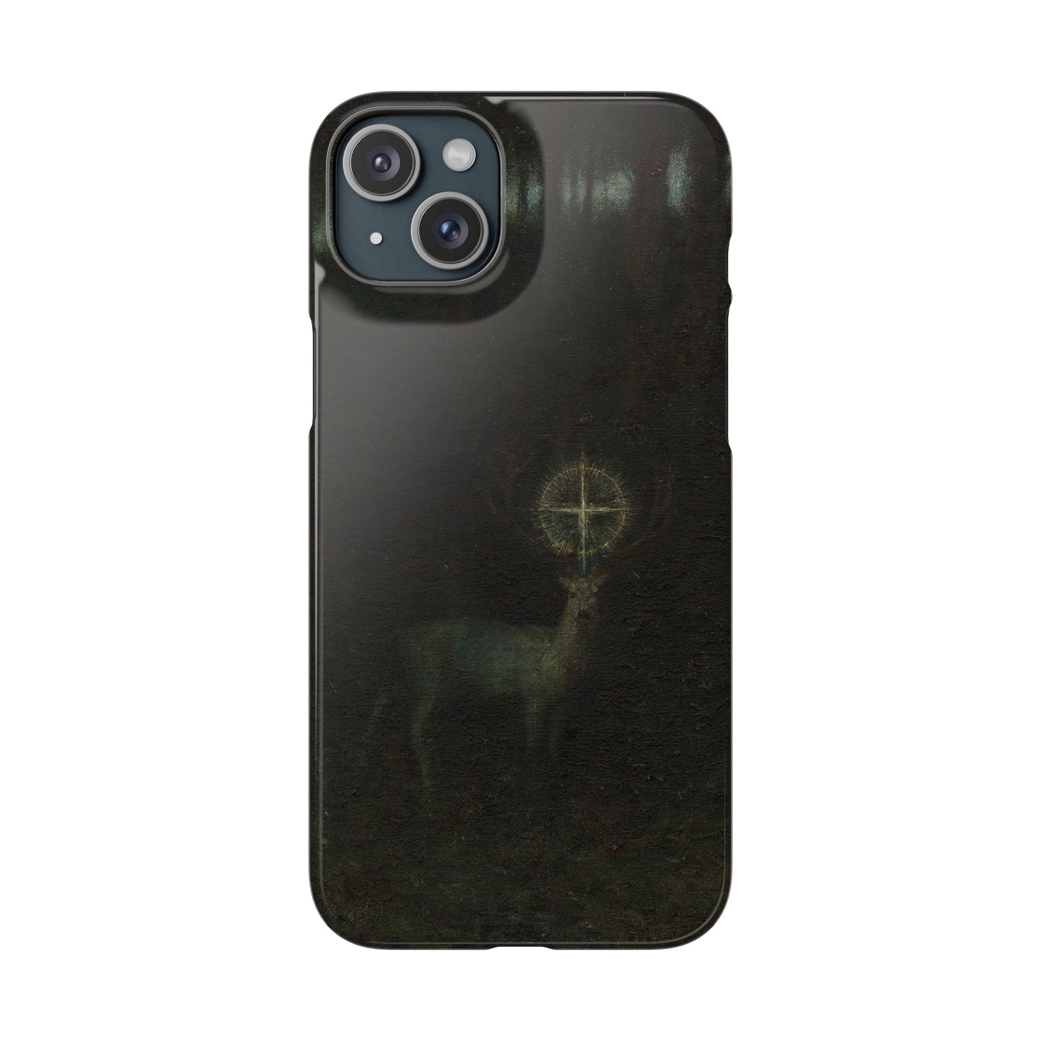 The Vision of Saint Hubert by Franz von Stuck - iPhone Slim Case