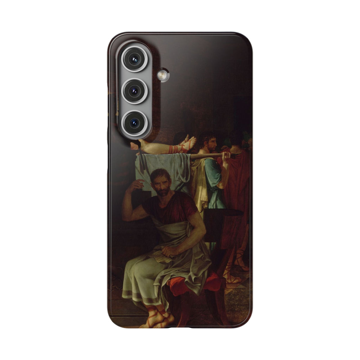 The Lictors Bring to Brutus the Bodies of His Sons I by Jacques-Louis David - Samsung Slim Case