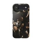The Seven Works of Mercy by Caravaggio - iPhone Slim Case