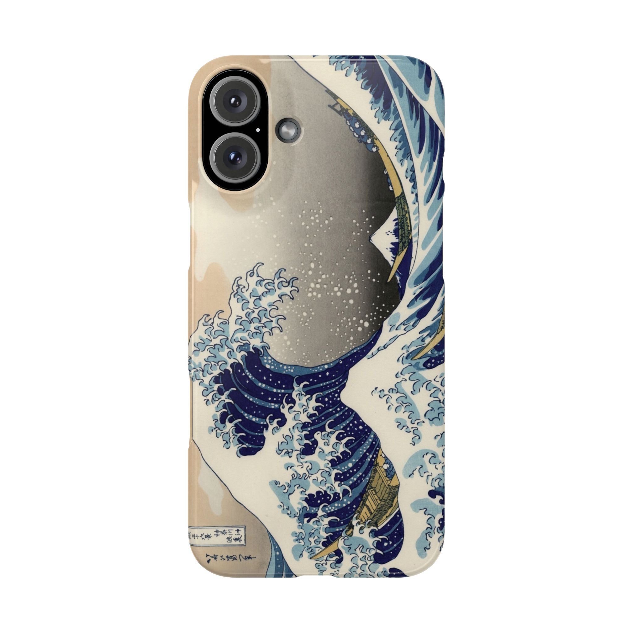 The Great Wave off Kanagawa by Hokusai - iPhone Slim Case