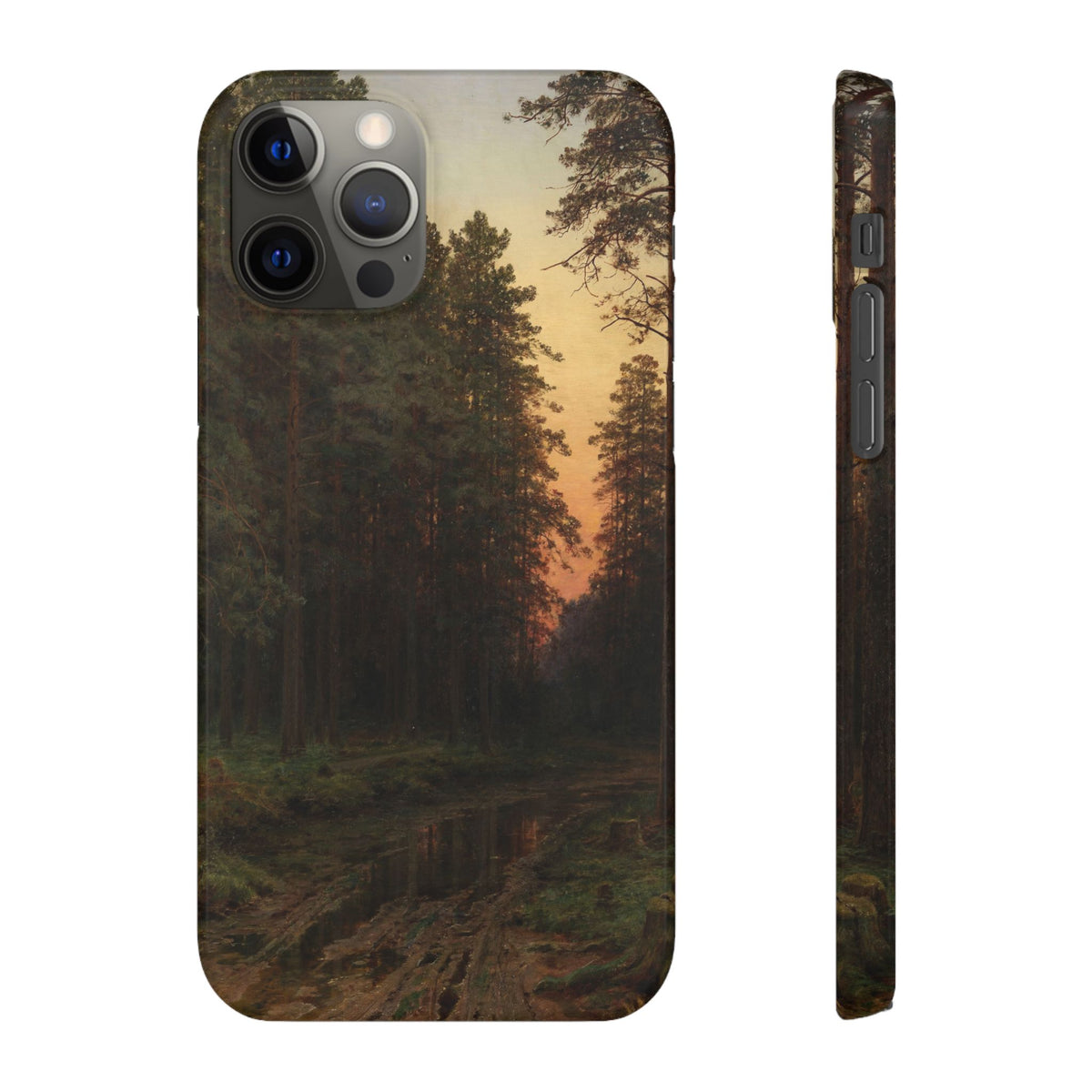 Evening Glow by Ivan Ivanovich Shishkin - iPhone Slim Case