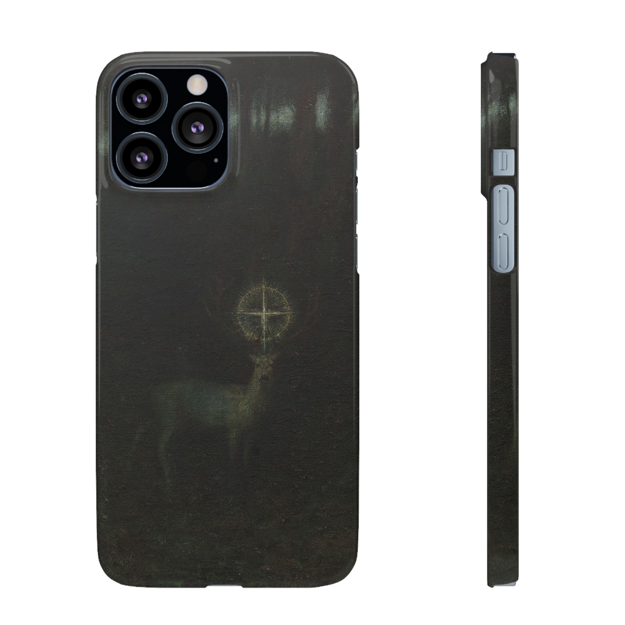 The Vision of Saint Hubert by Franz von Stuck - iPhone Slim Case