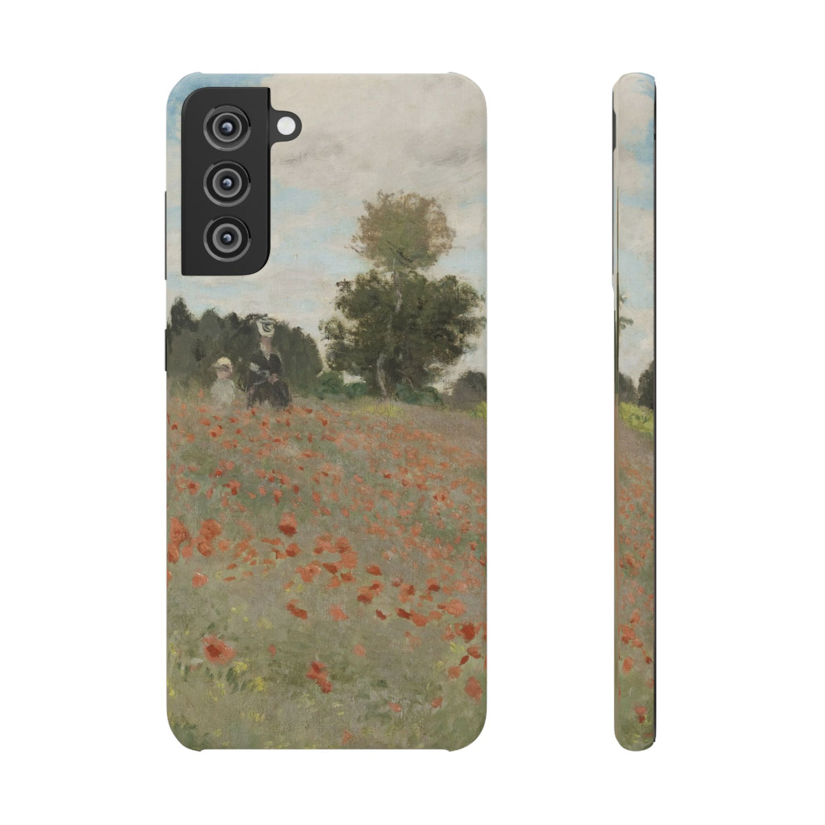 The Poppy Field by Claude Monet - Samsung Slim Case