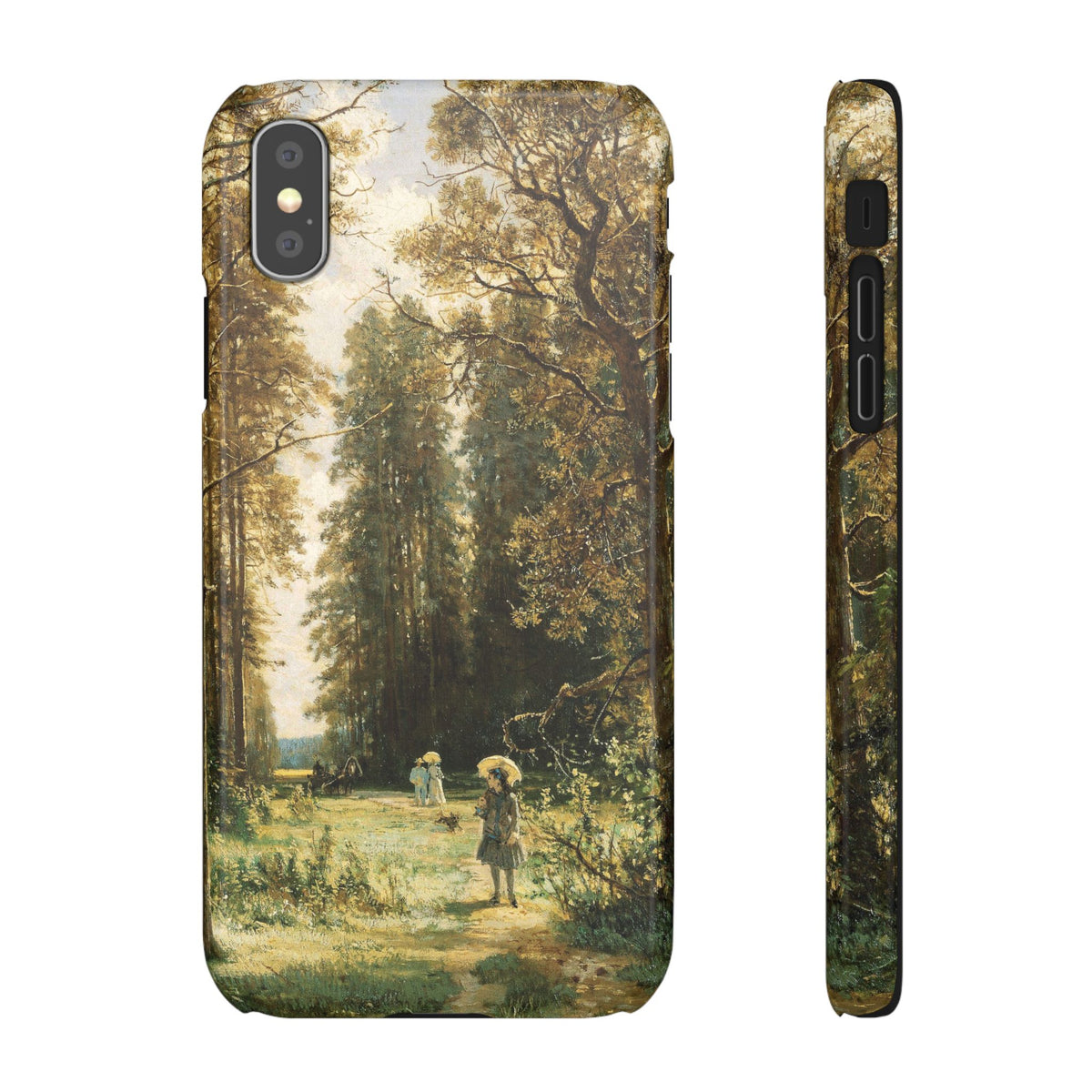 The Path in the Forest by Ivan Ivanovich Shishkin - iPhone Slim Case