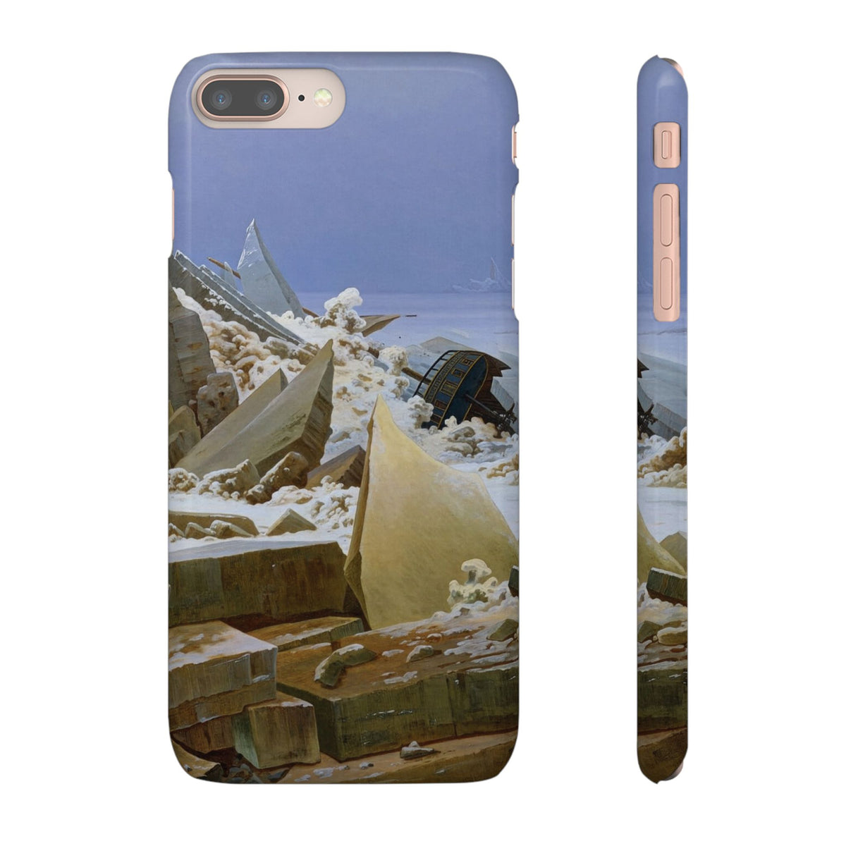 The Sea of Ice by Caspar David Friedrich - iPhone Slim Case