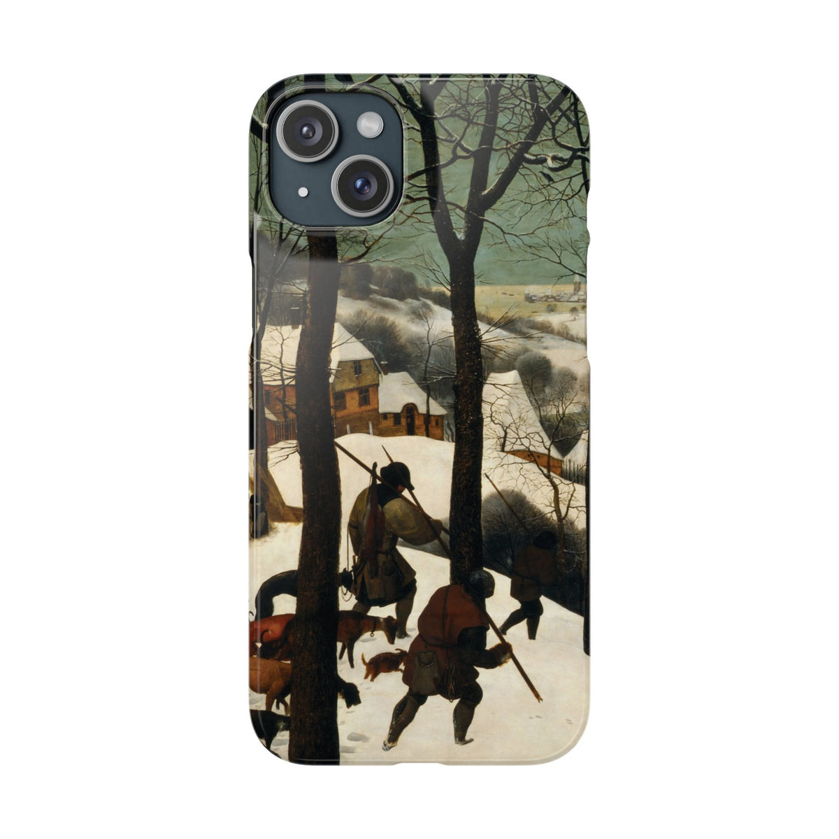 The Hunters in the Snow by Pieter Bruegel the Elder - iPhone Slim Case