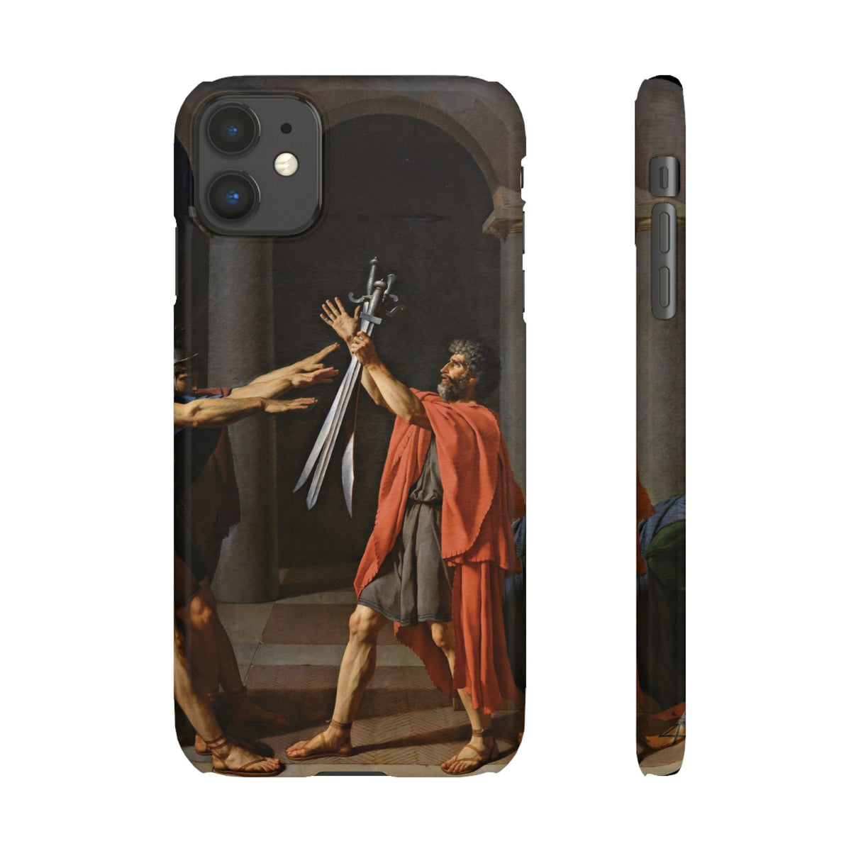 Oath of the Horatii by Jacques-Louis David - iPhone Slim Case