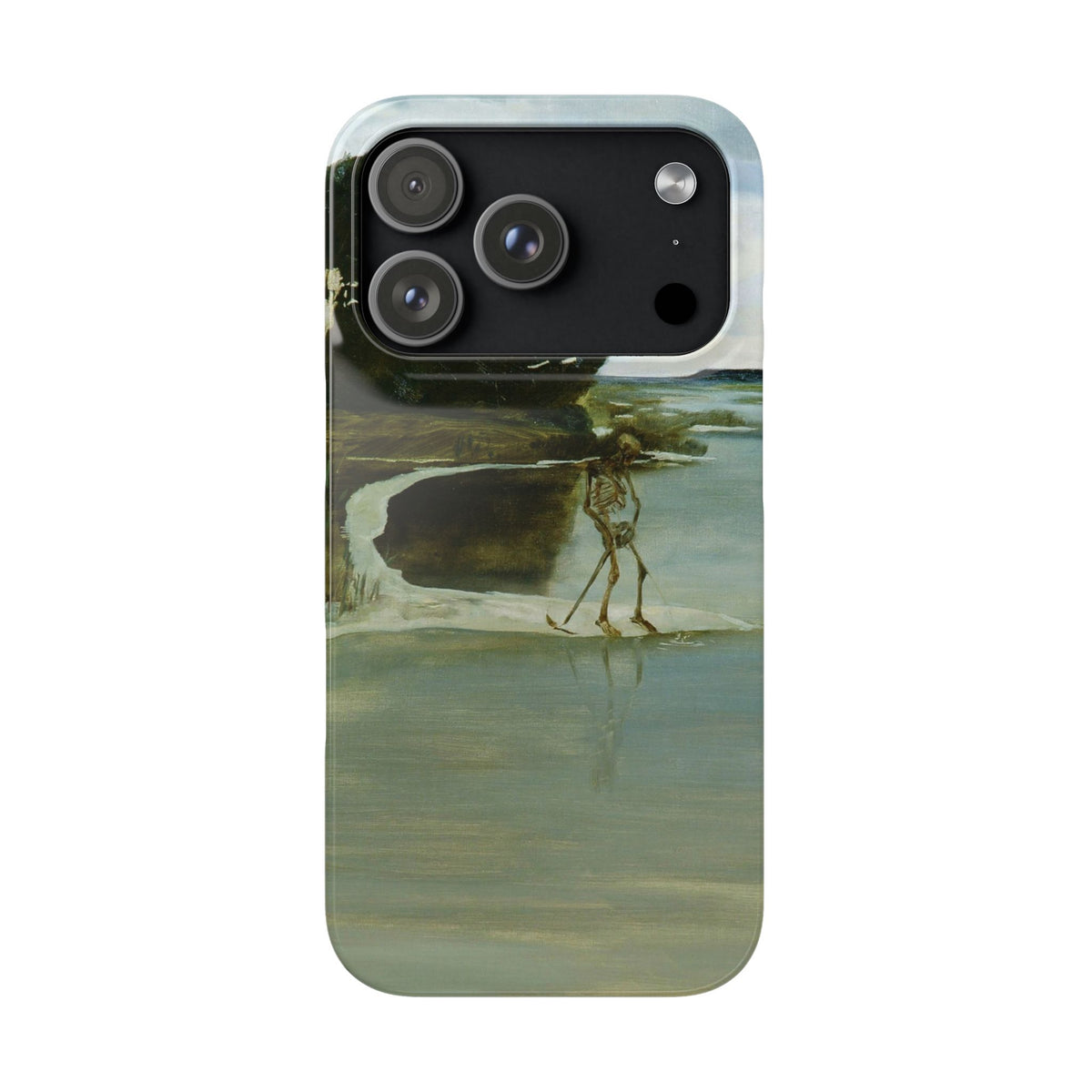 Death Peeing by Max Klinger - iPhone Slim Case
