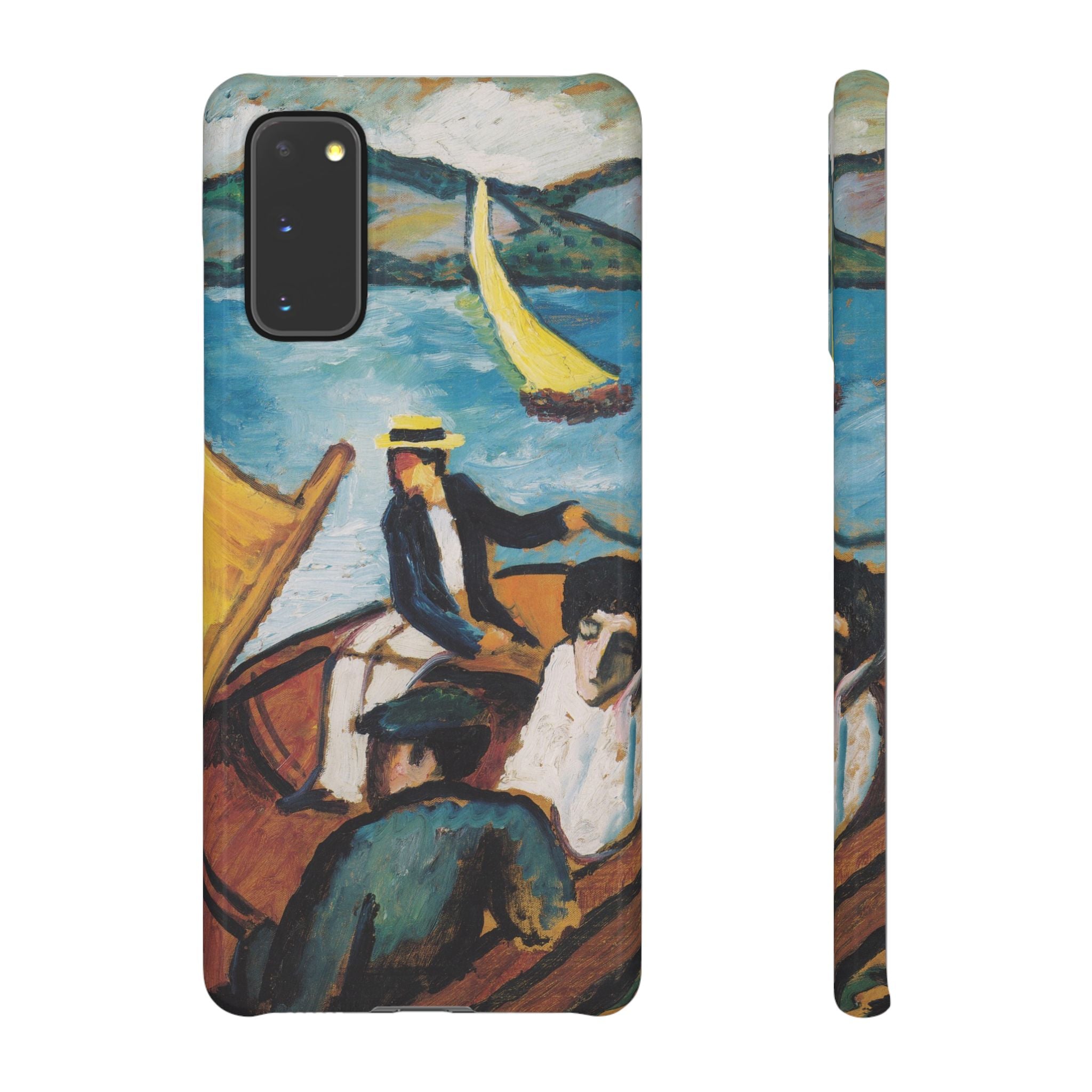 Sailing Boat on the Tegernsee by August Macke - Samsung Slim Case