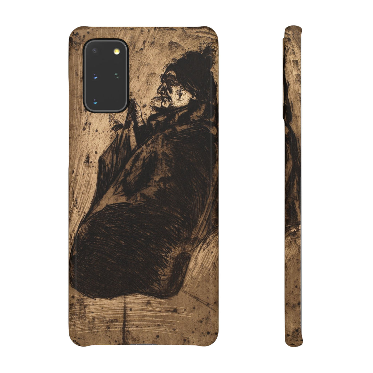 Old Woman by Edvard Munch - Samsung Slim Case