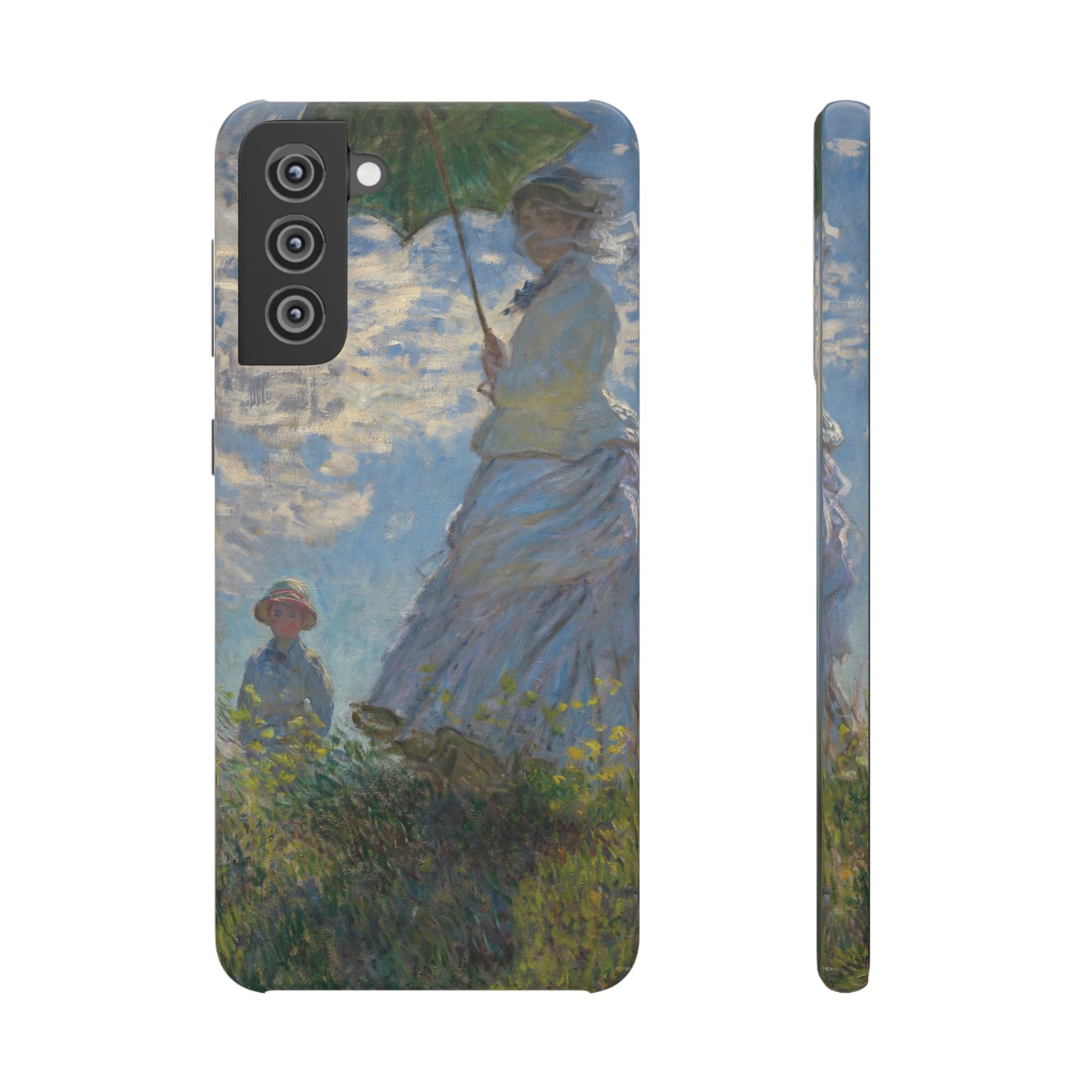 Madame Monet and Her Son by Claude Monet - Samsung Slim Case