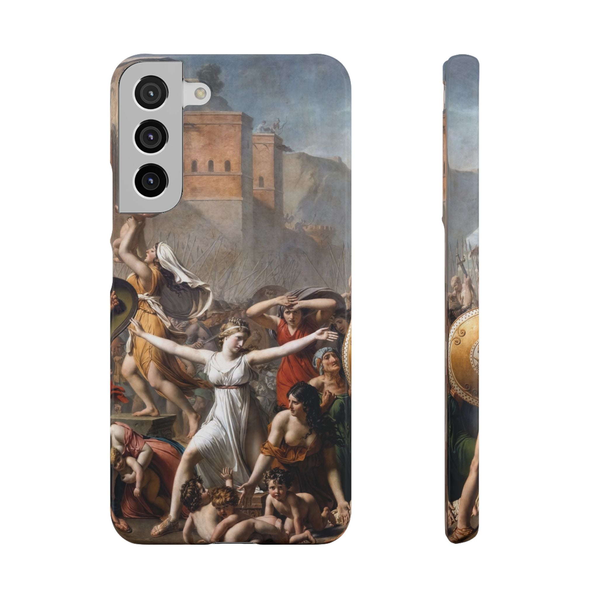 The Intervention of the Sabine Women by Jacques-Louis David - Samsung Slim Case