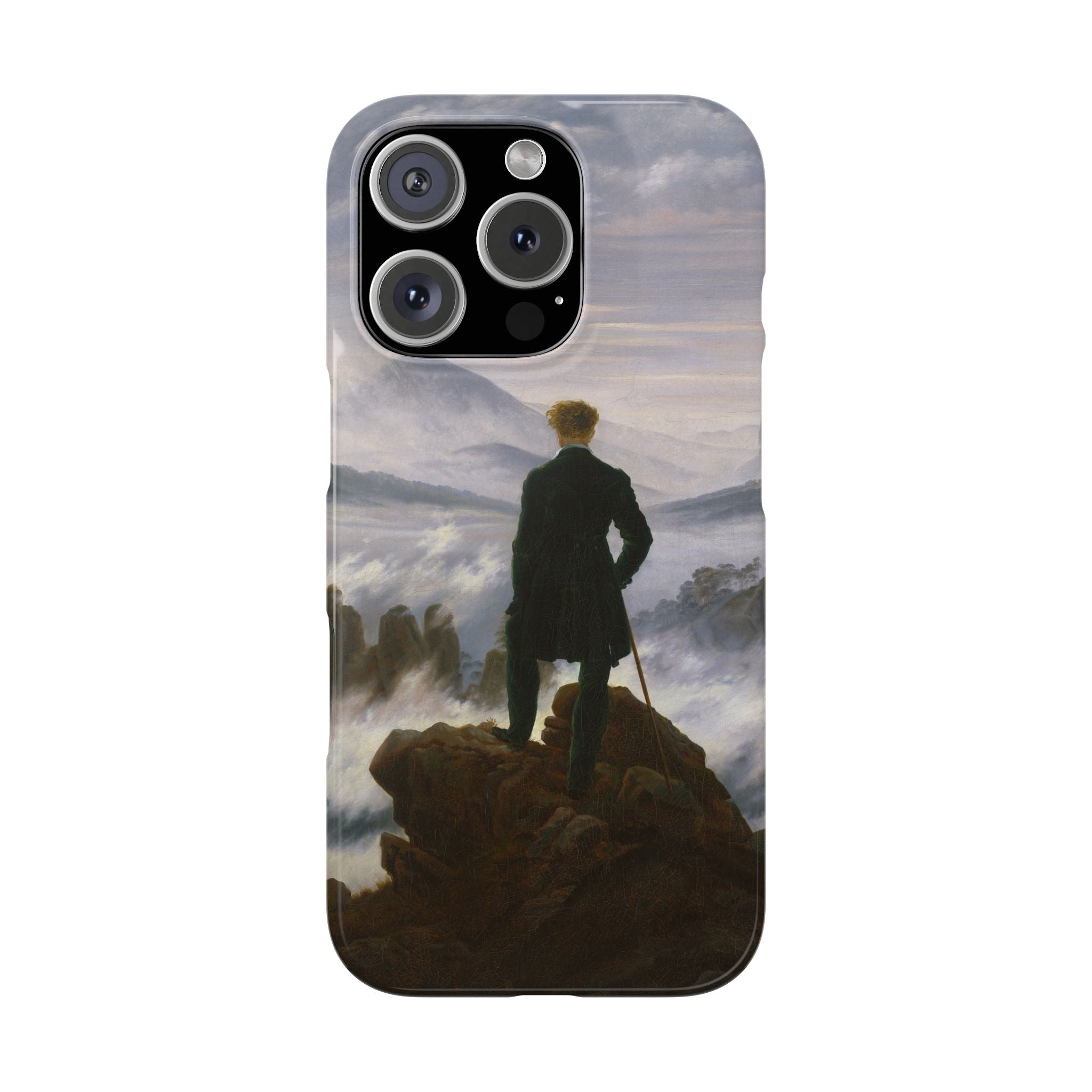 The Wanderer above the Sea of Fog by Caspar David Friedrich - iPhone Slim Case