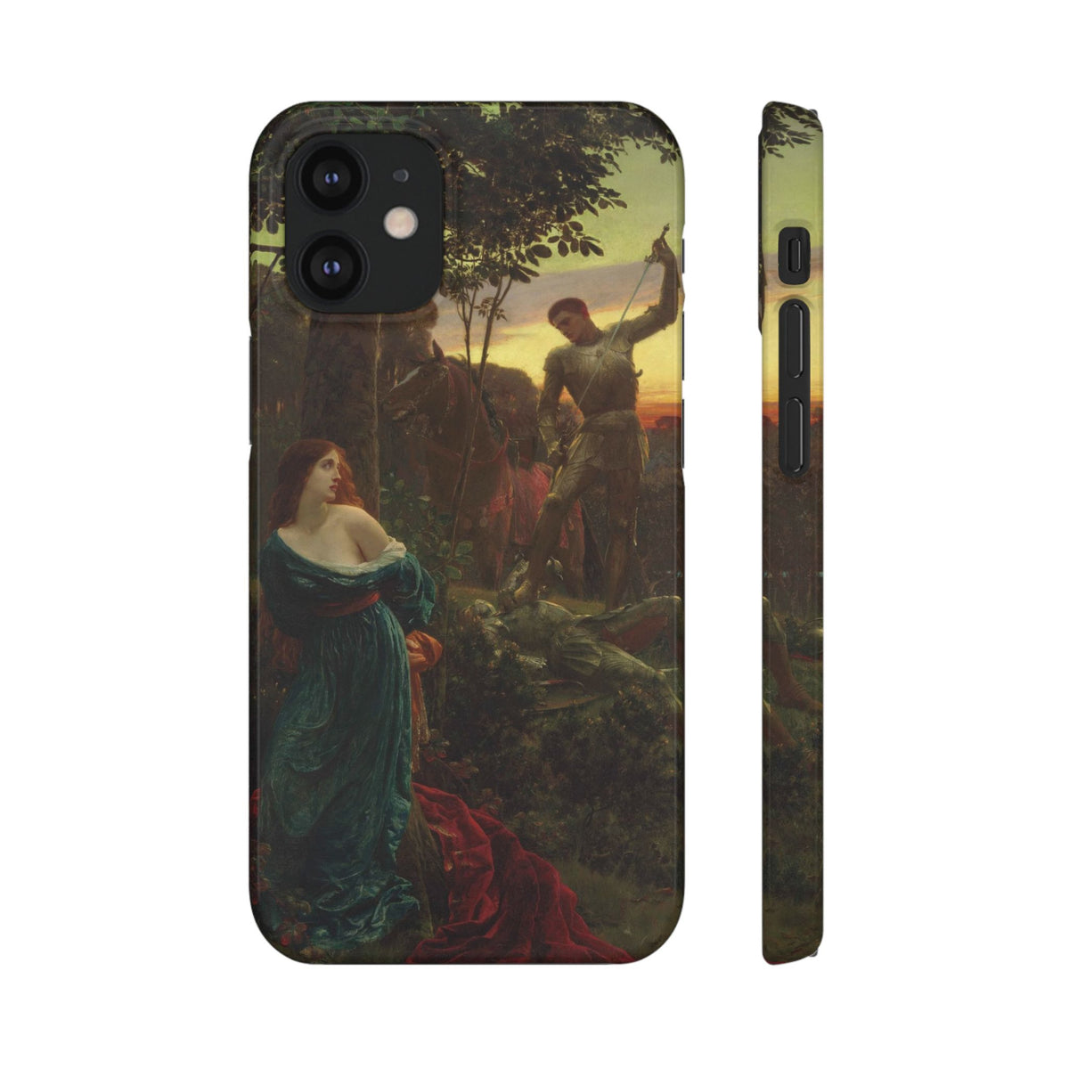 Chivalry by Frank Dicksee - iPhone Slim Case