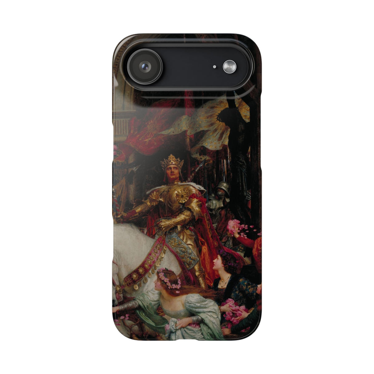 The Two Crowns by Frank Dicksee - iPhone Slim Case