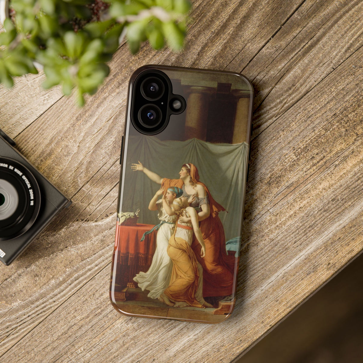 The Lictors Bring to Brutus the Bodies of His Sons II by Jacques-Louis David - iPhone Tough Case