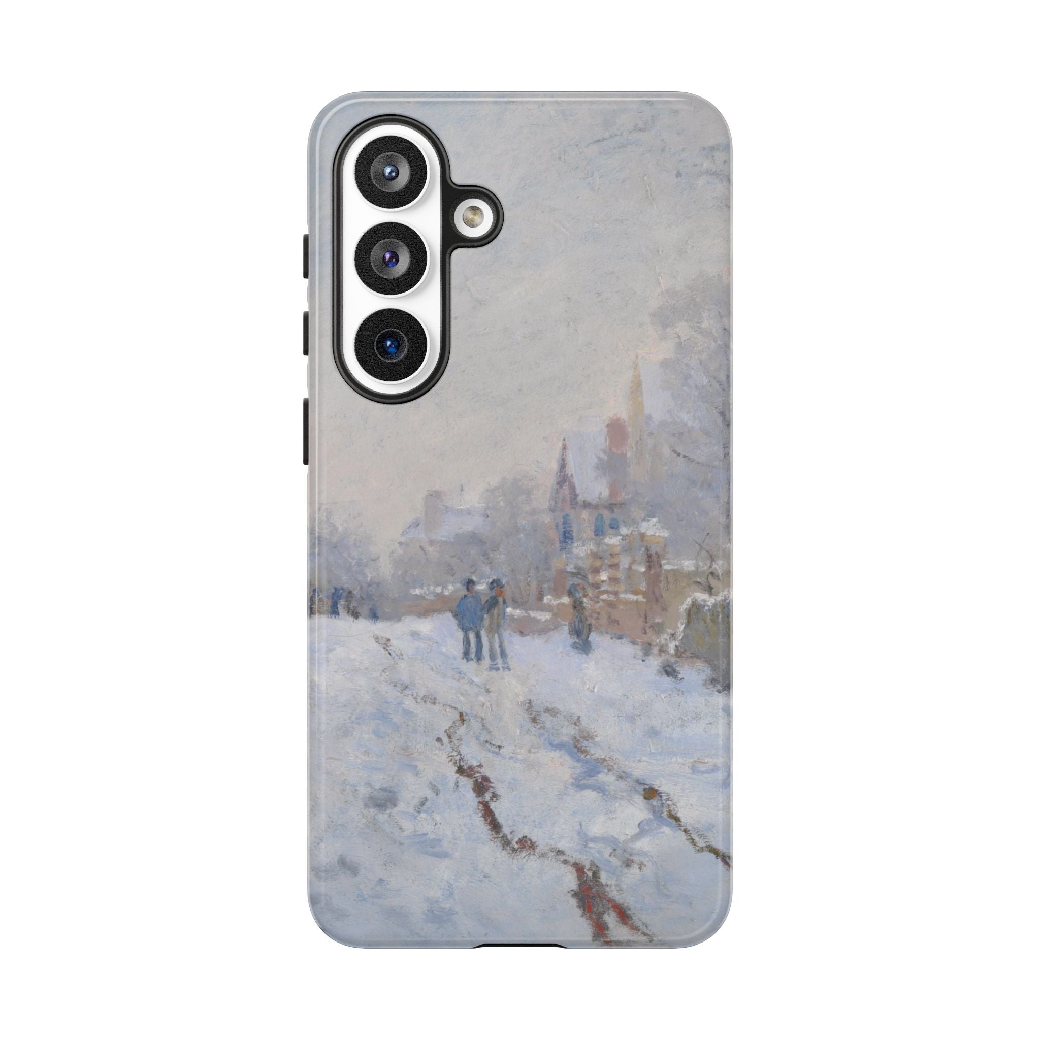 Snow Scene at Argenteuil by Claude Monet - Samsung Tough Case