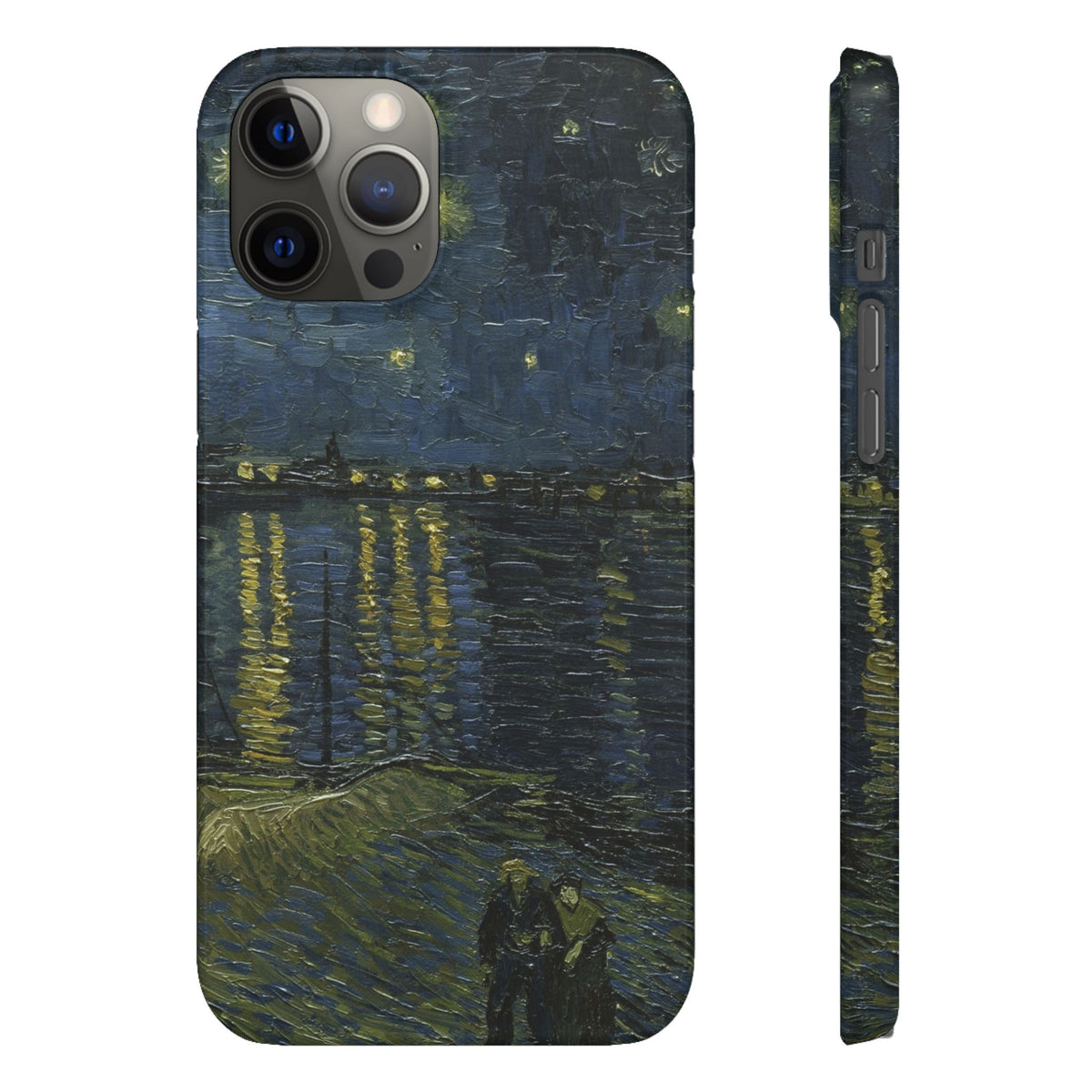 Starry Night  Over the Rhône by Van Gogh - iPhone Slim Case