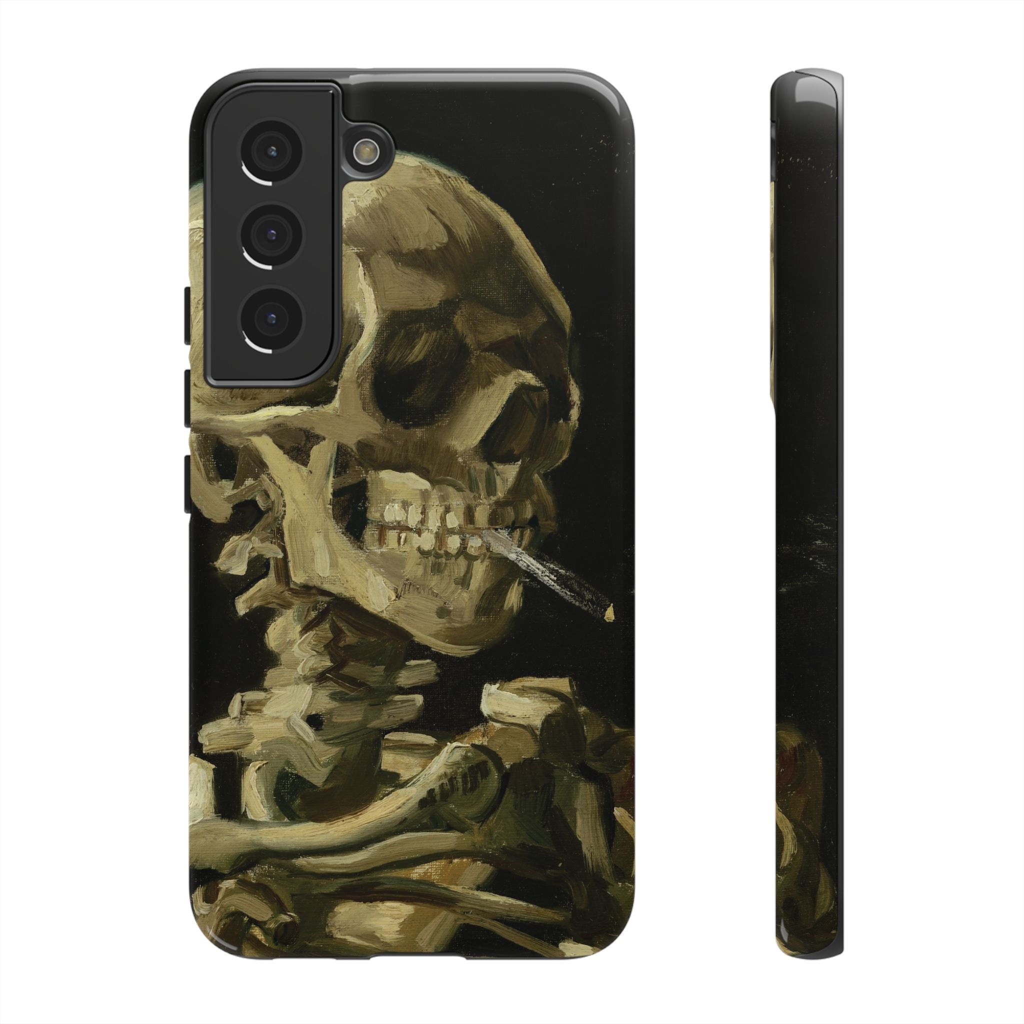 Head of a Skeleton with a Burning Cigarette by Vincent van Gogh - Samsung Tough Case