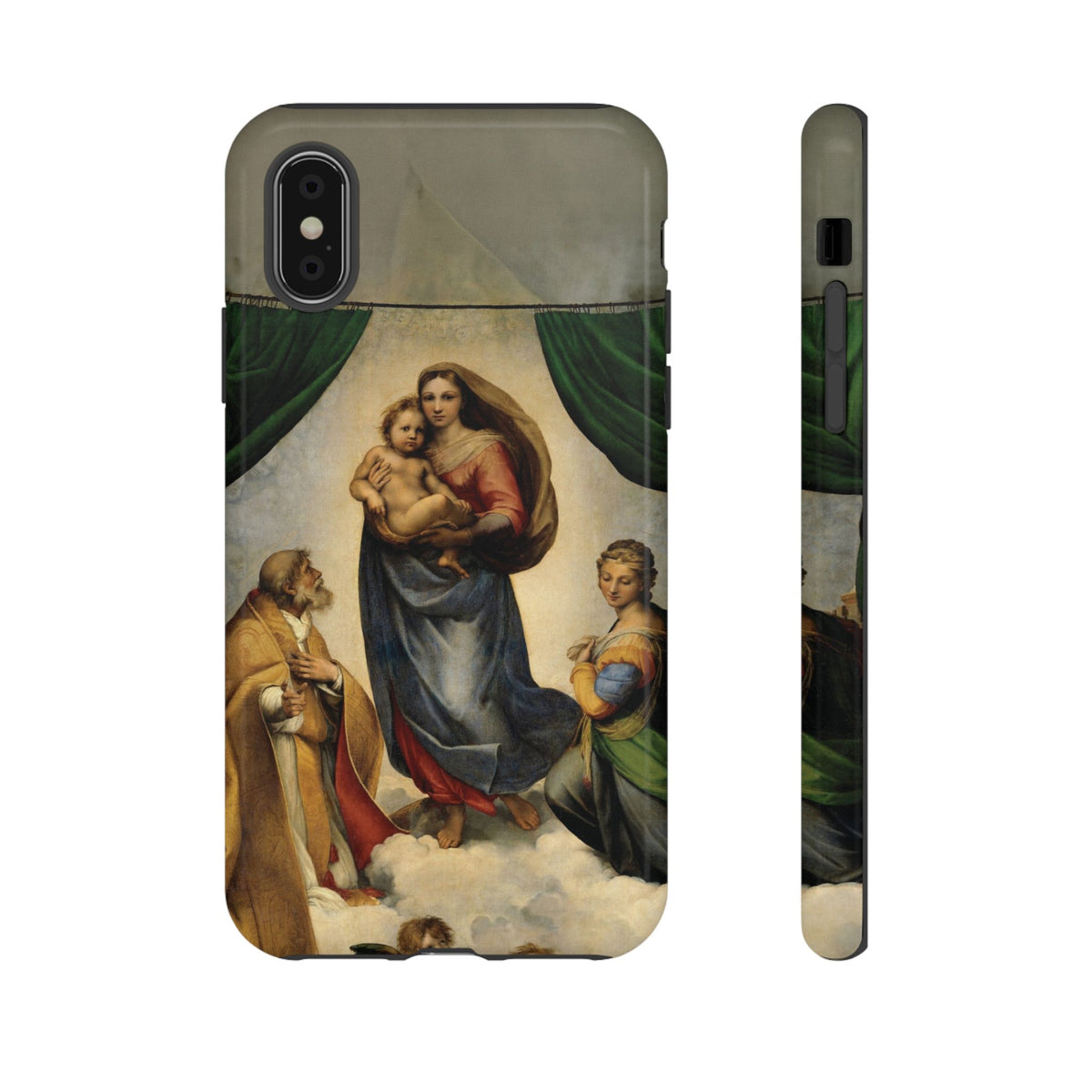 The Sistine Madonna by Raphael Sanzio - iPhone Tough Case