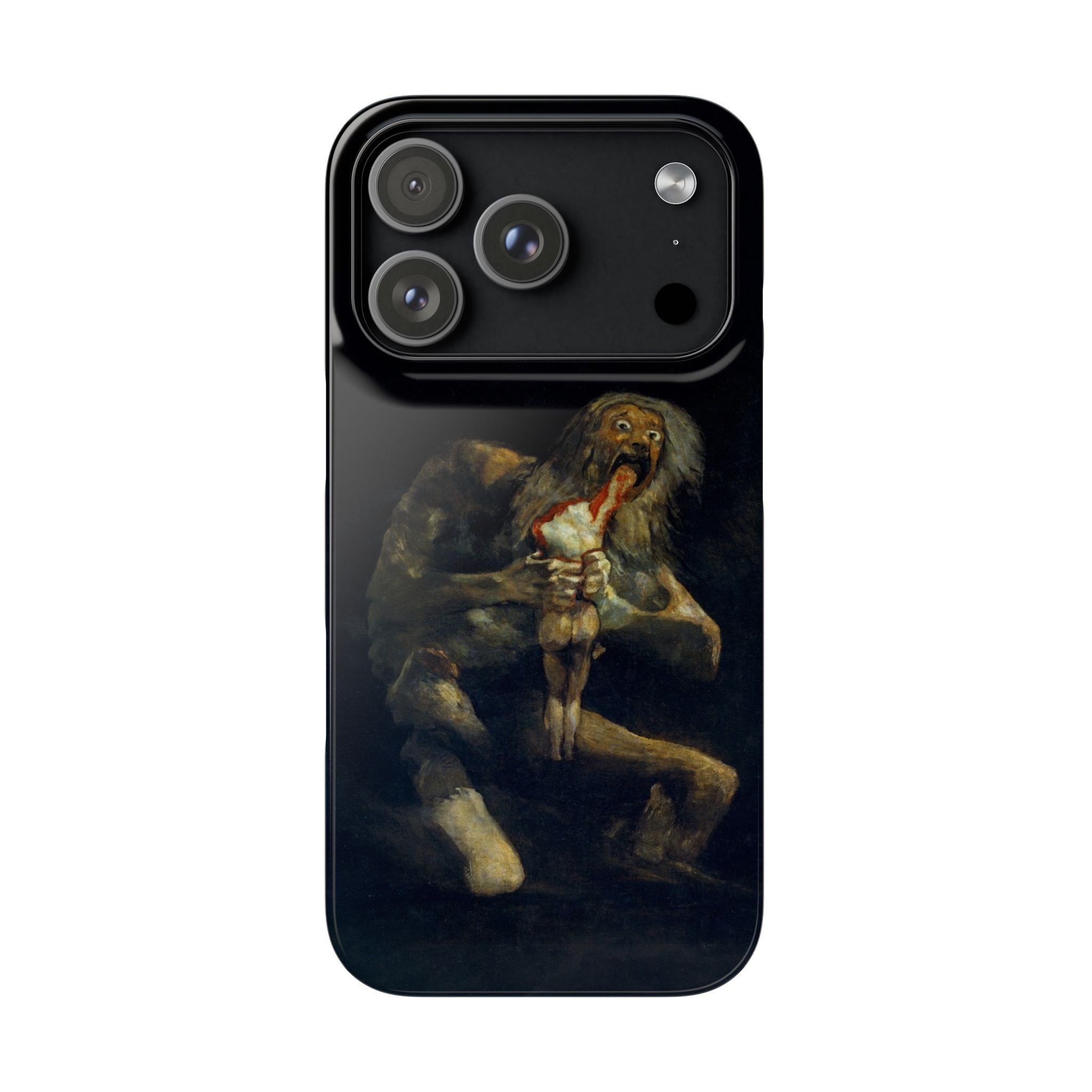 Saturn Devouring His Son by Goya - iPhone Slim Case