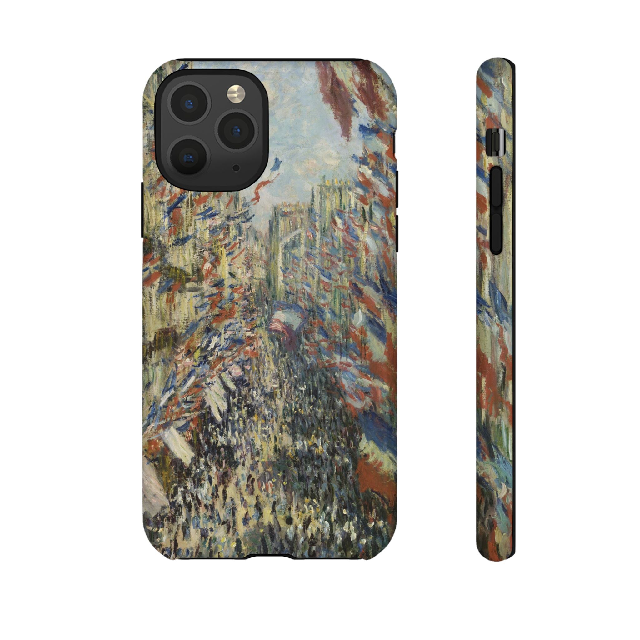 The Rue Montorgueil in Paris by Claude Monet - iPhone Tough Case
