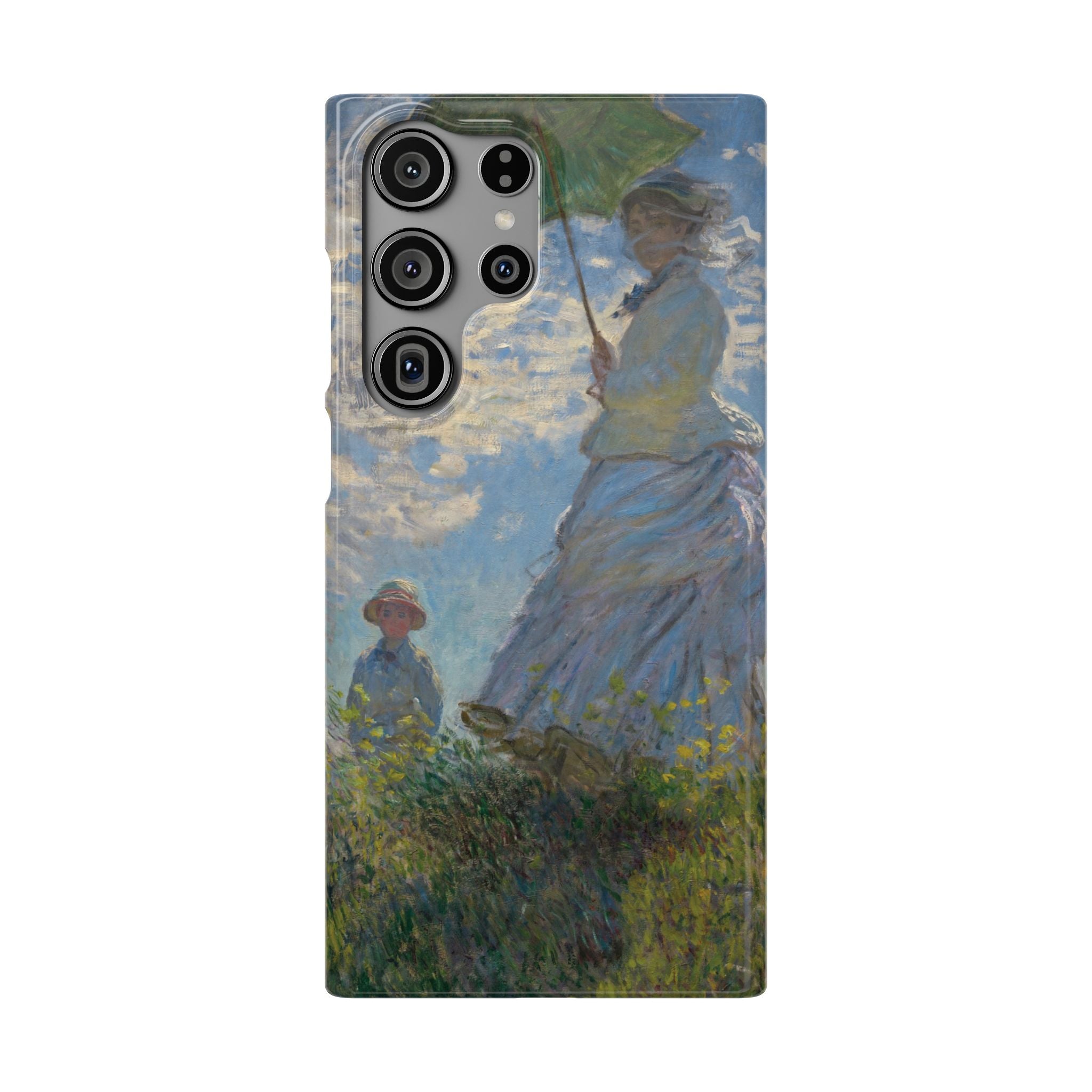 Madame Monet and Her Son by Claude Monet - Samsung Slim Case