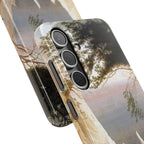 Chalk Cliffs on Rügen by Caspar David Friedrich - Samsung Slim Case