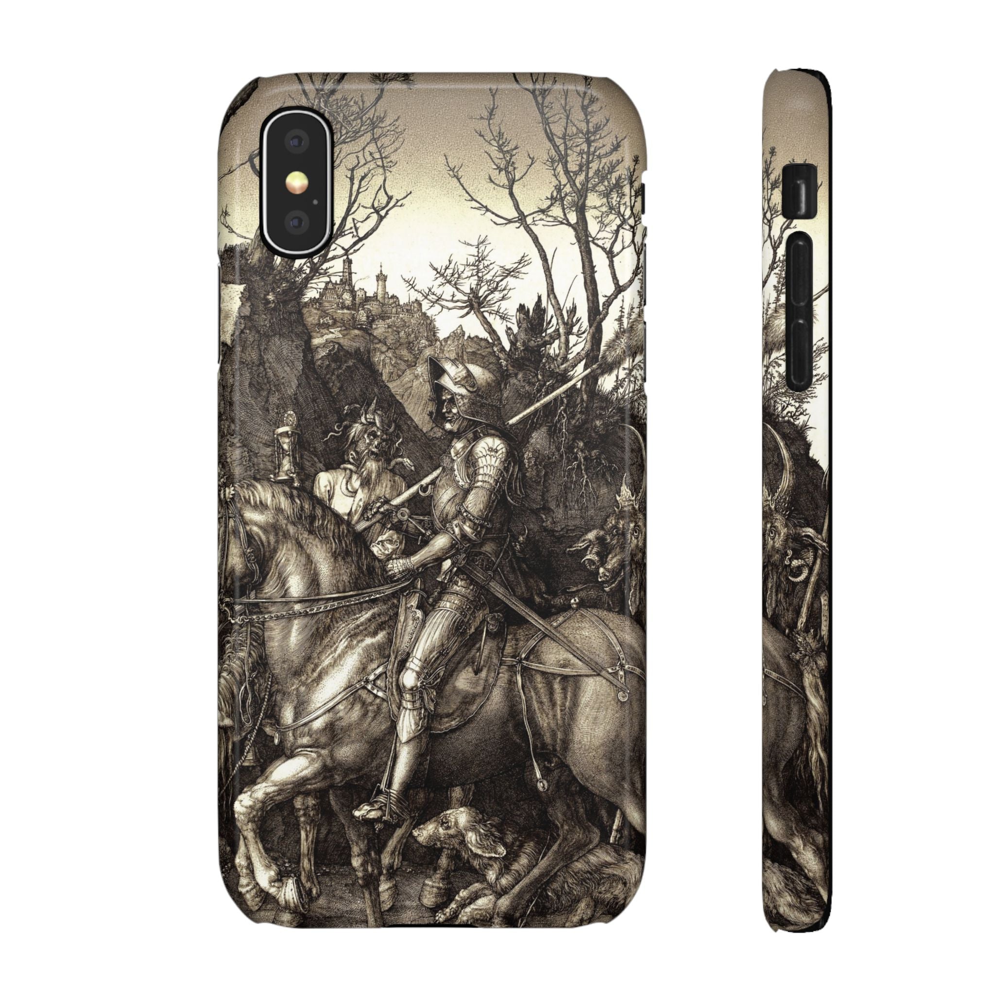 Knight, Death and the Devil by Albrecht Dürer - iPhone Slim Case
