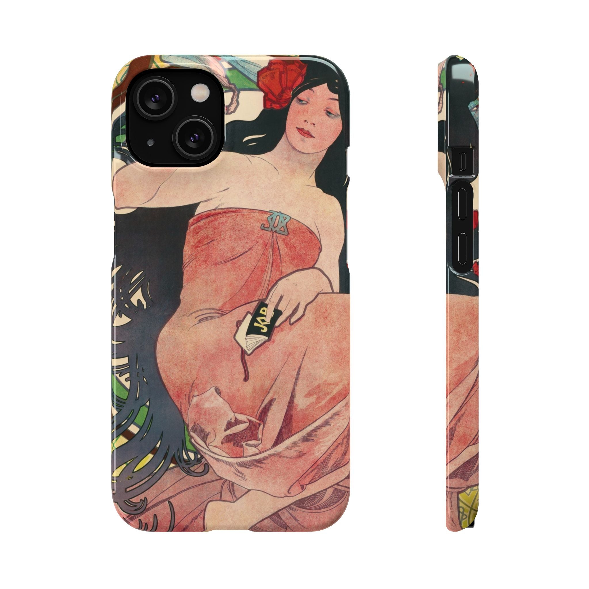JOB by Alphonse Mucha - iPhone Slim Case