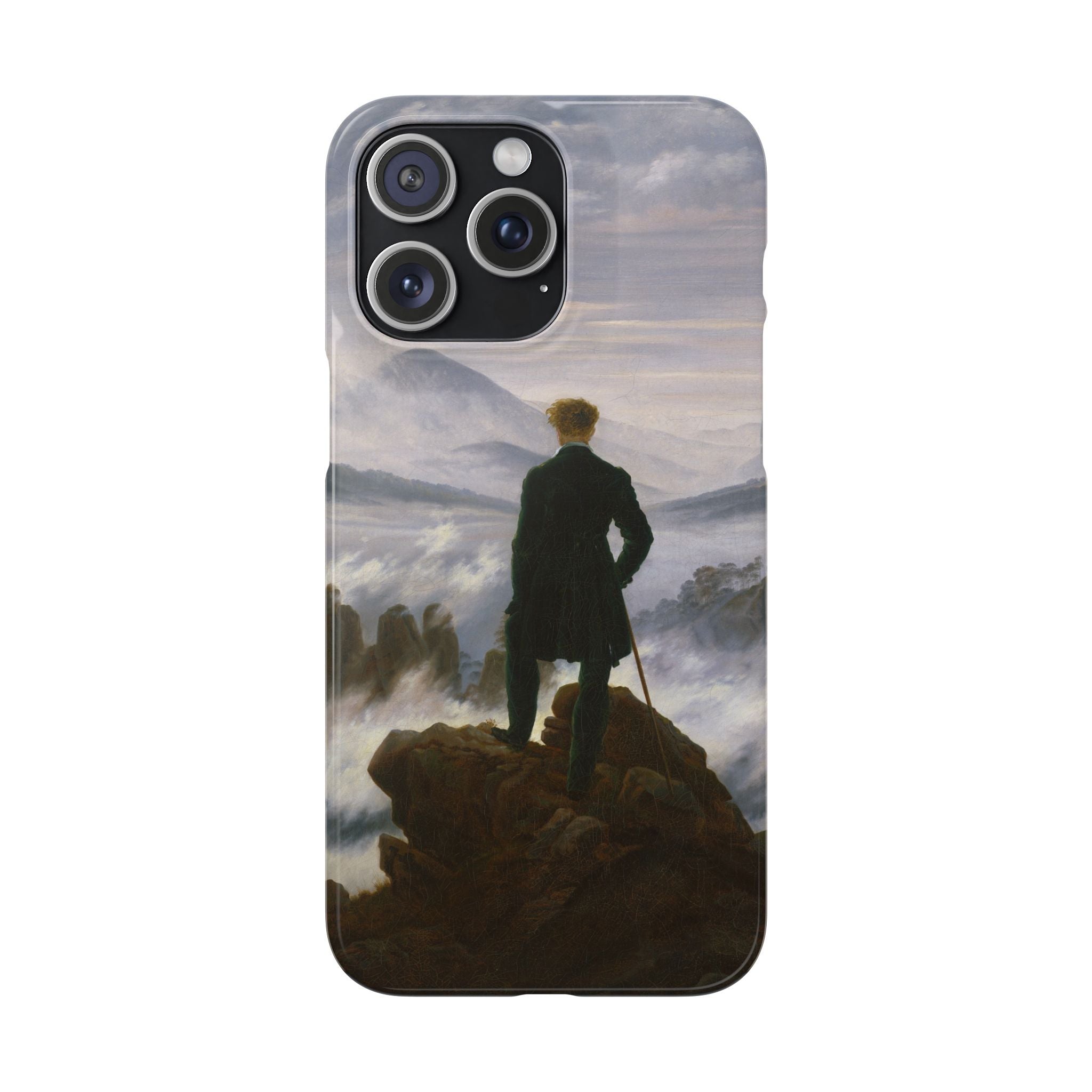 The Wanderer above the Sea of Fog by Caspar David Friedrich - iPhone Slim Case