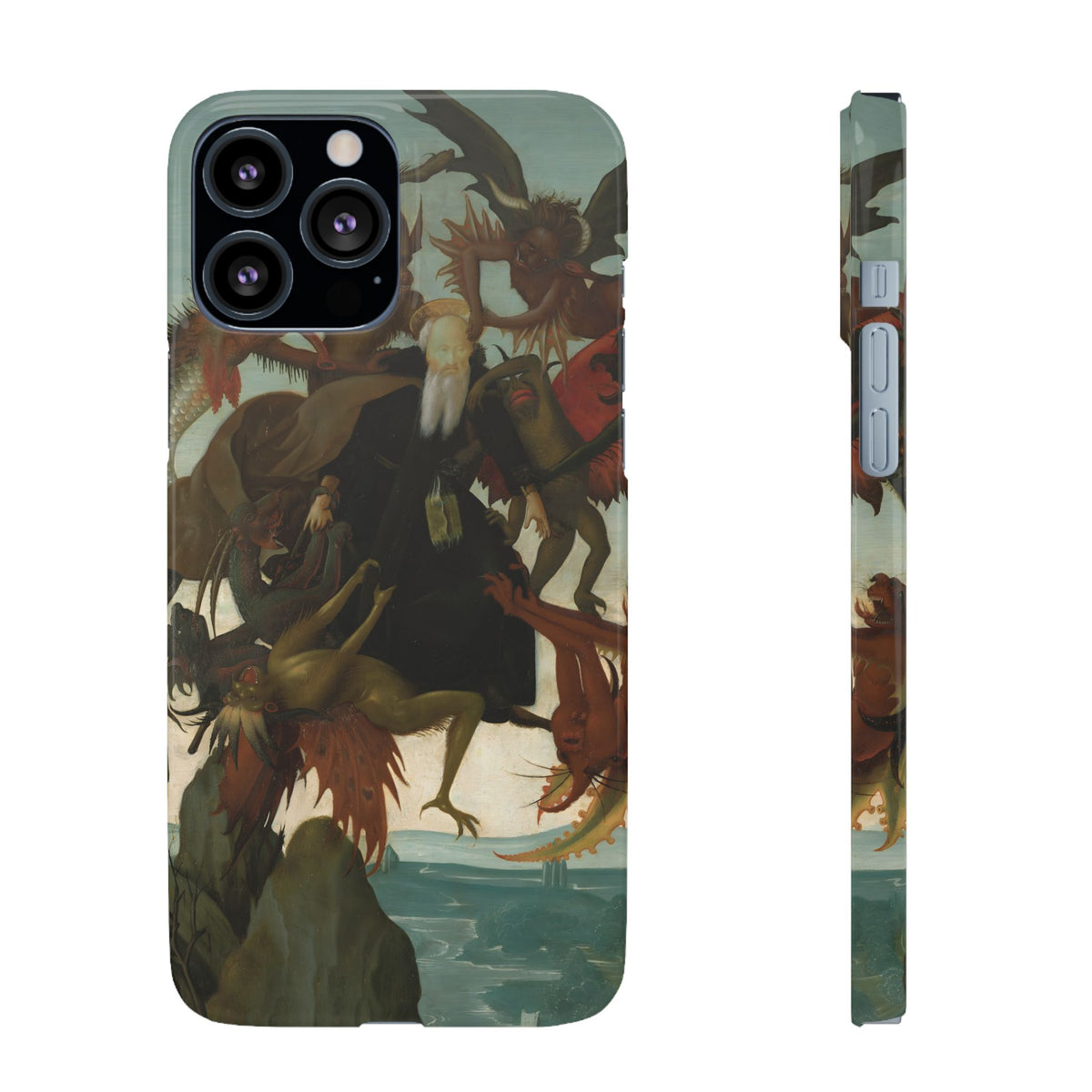 The Torment of Saint Anthony by Michelangelo - iPhone Slim Case