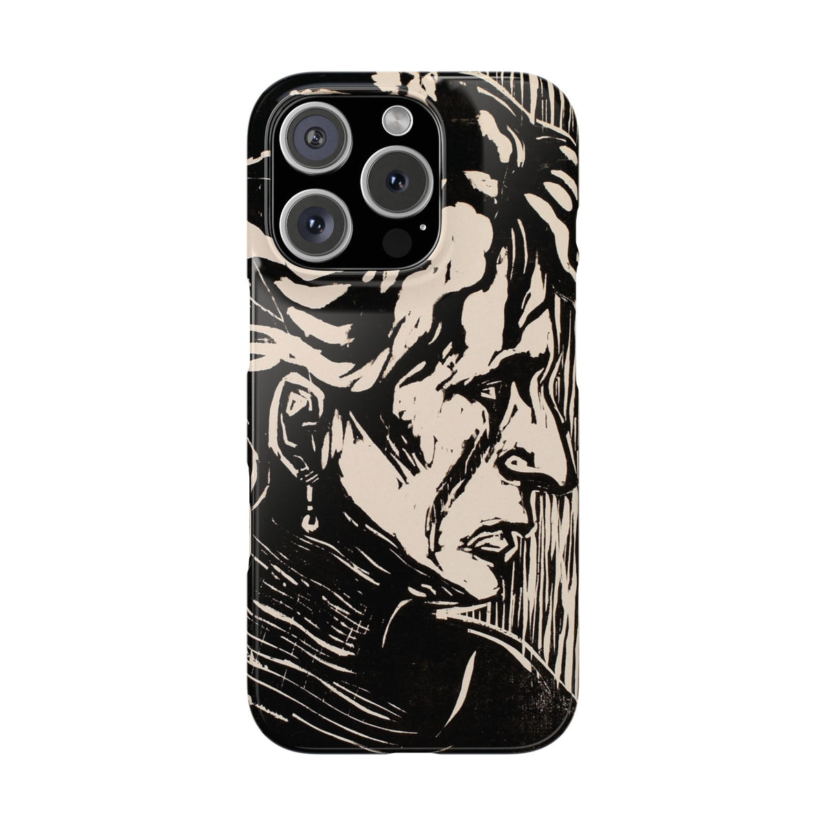 Portrait of an Elderly Lady by Edvard Munch - iPhone Slim Case