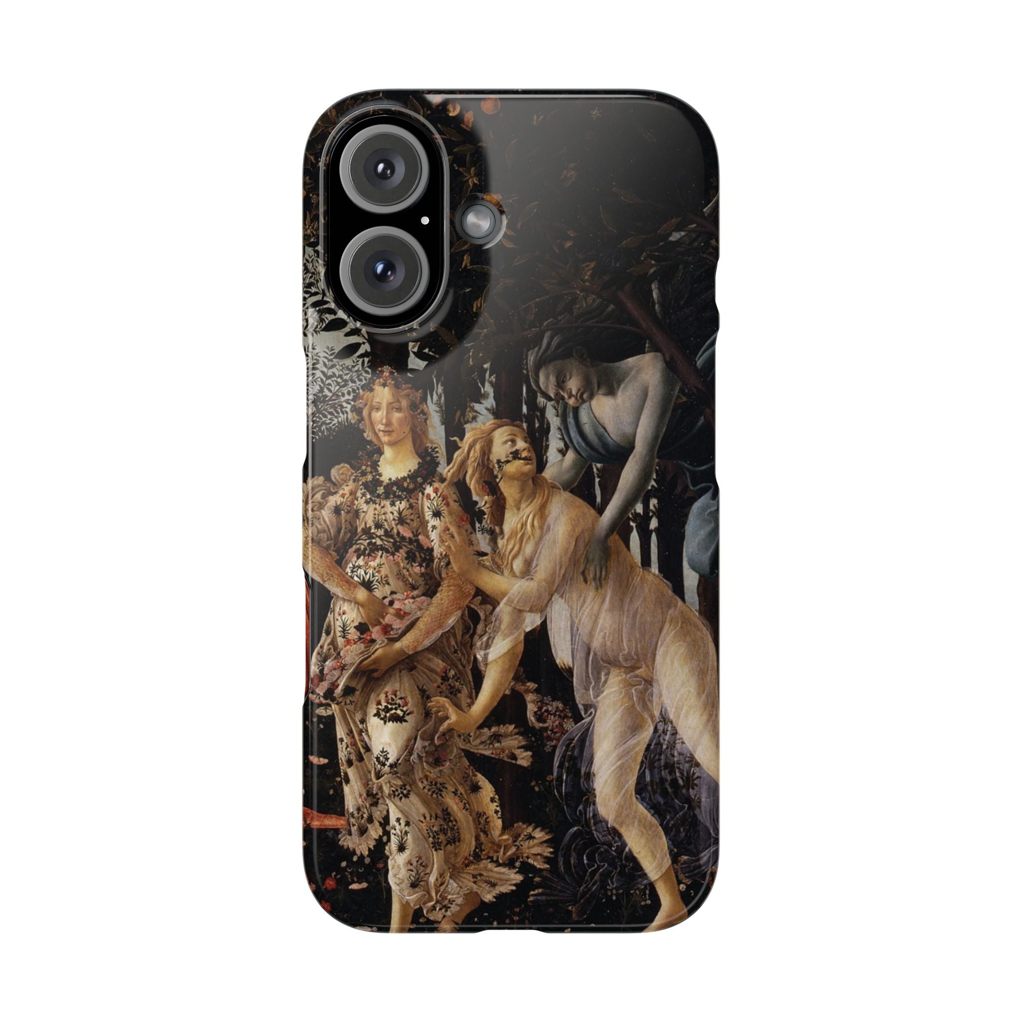 Flora and Zephyr from Primavera by Sandro Botticelli - iPhone Slim Case