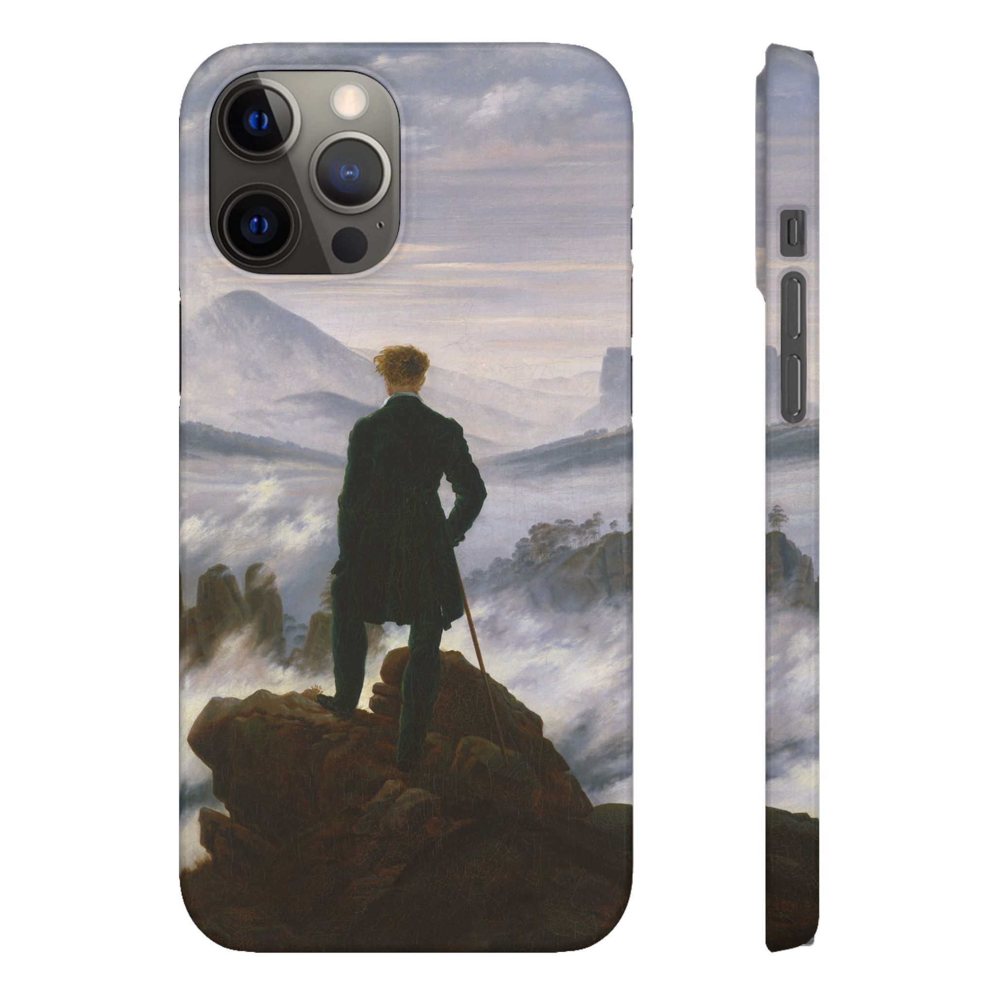 The Wanderer above the Sea of Fog by Caspar David Friedrich - iPhone Slim Case