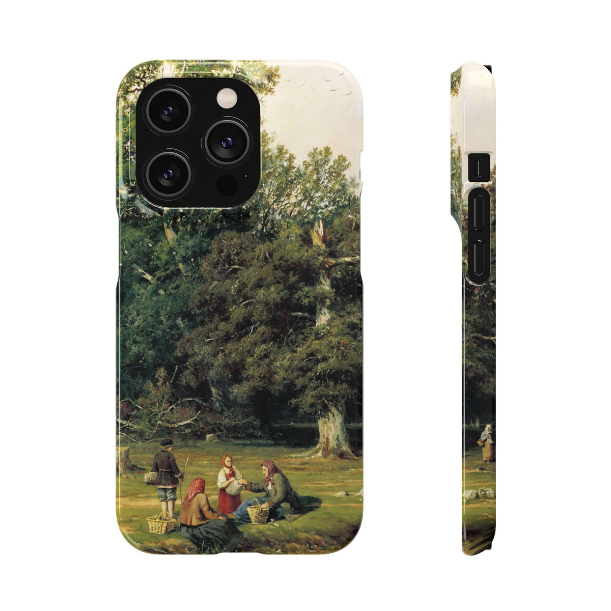 For Mushrooms by Ivan Ivanovich Shishkin - iPhone Slim Case