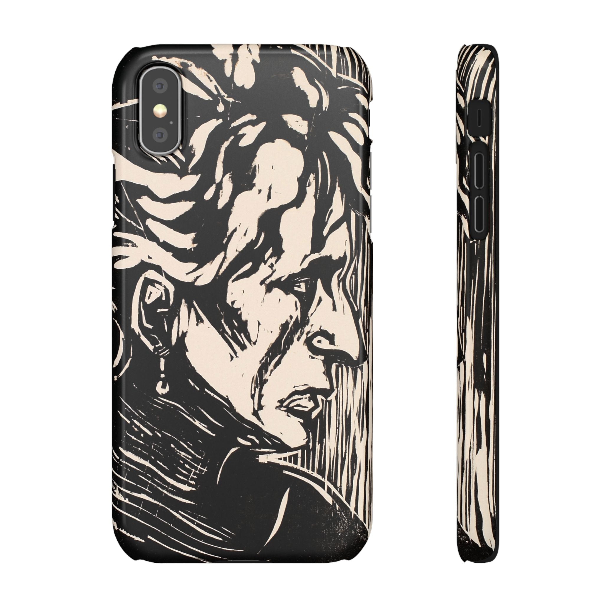 Portrait of an Elderly Lady by Edvard Munch - iPhone Slim Case