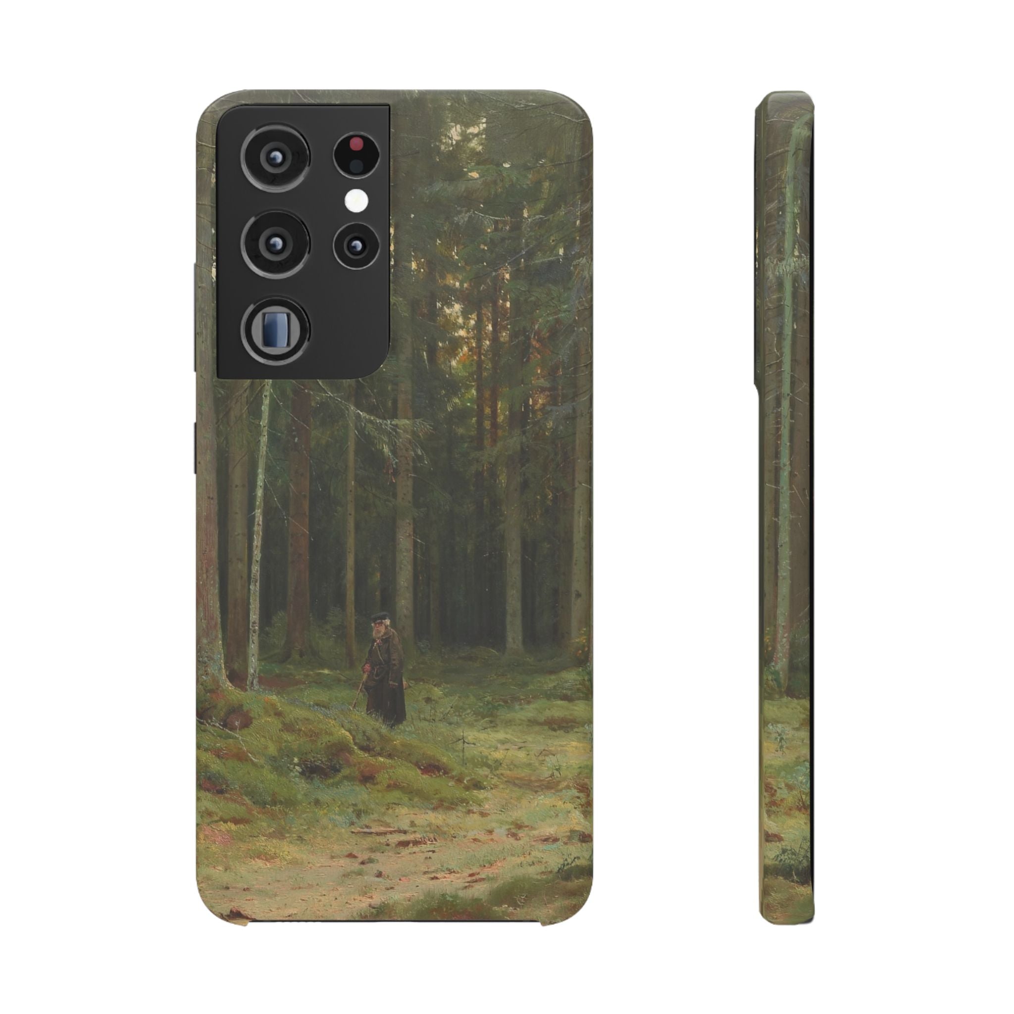 In the Forest of Countess Mordvinova Petergof by Ivan Ivanovich Shishkin - Samsung Slim Case