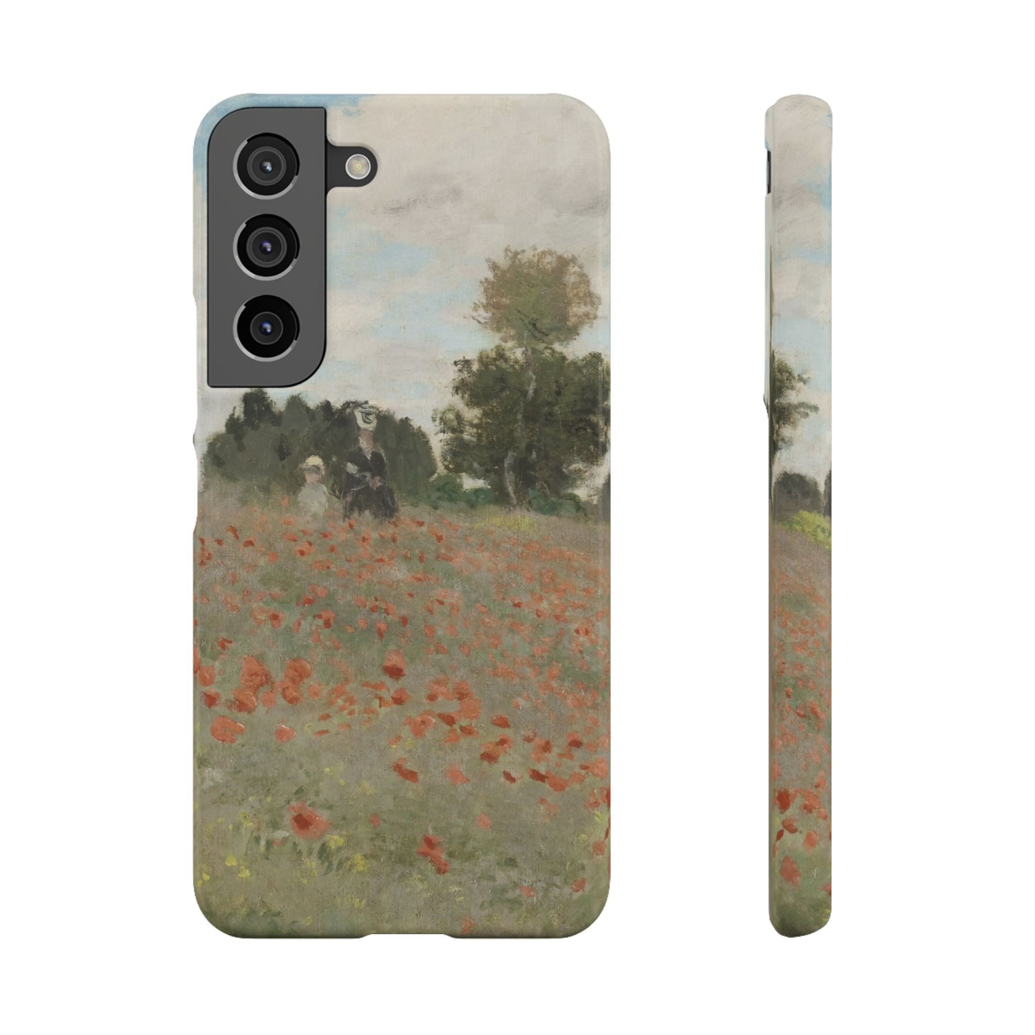 The Poppy Field by Claude Monet - Samsung Slim Case