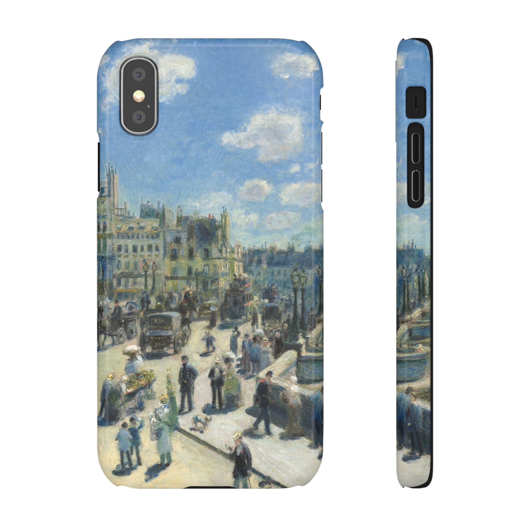 Pont Neuf Paris by Pierre Auguste Renoir - iPhone Slim Case