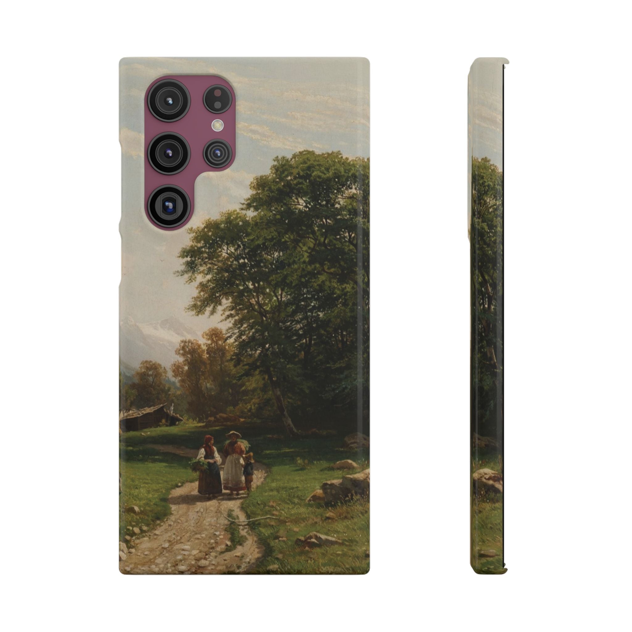 Swiss Landscape by Ivan Ivanovich Shishkin - Samsung Slim Case