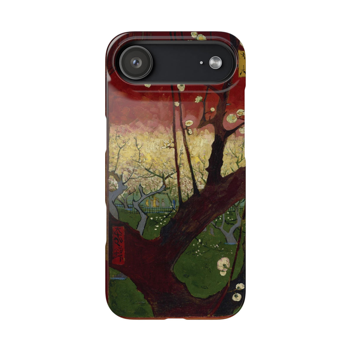 Flowering Plum Tree after Hiroshige by Vincent van Gogh - iPhone Slim Case