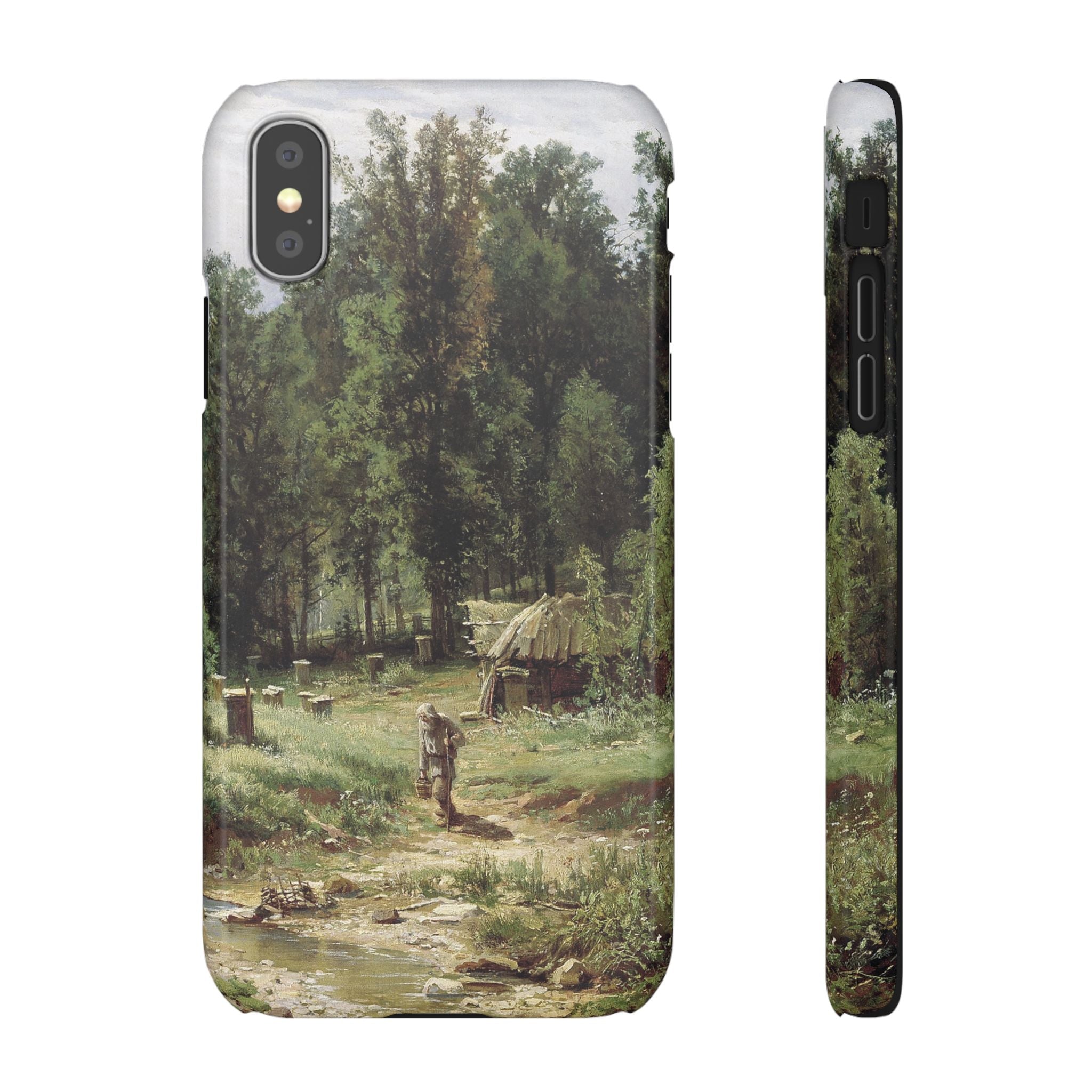 An Apiary in the Forest by Ivan Ivanovich Shishkin - iPhone Slim Case