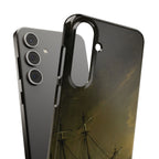 A Small Dutch Ship Riding out a Storm by Willem van de Velde - Samsung Slim Case