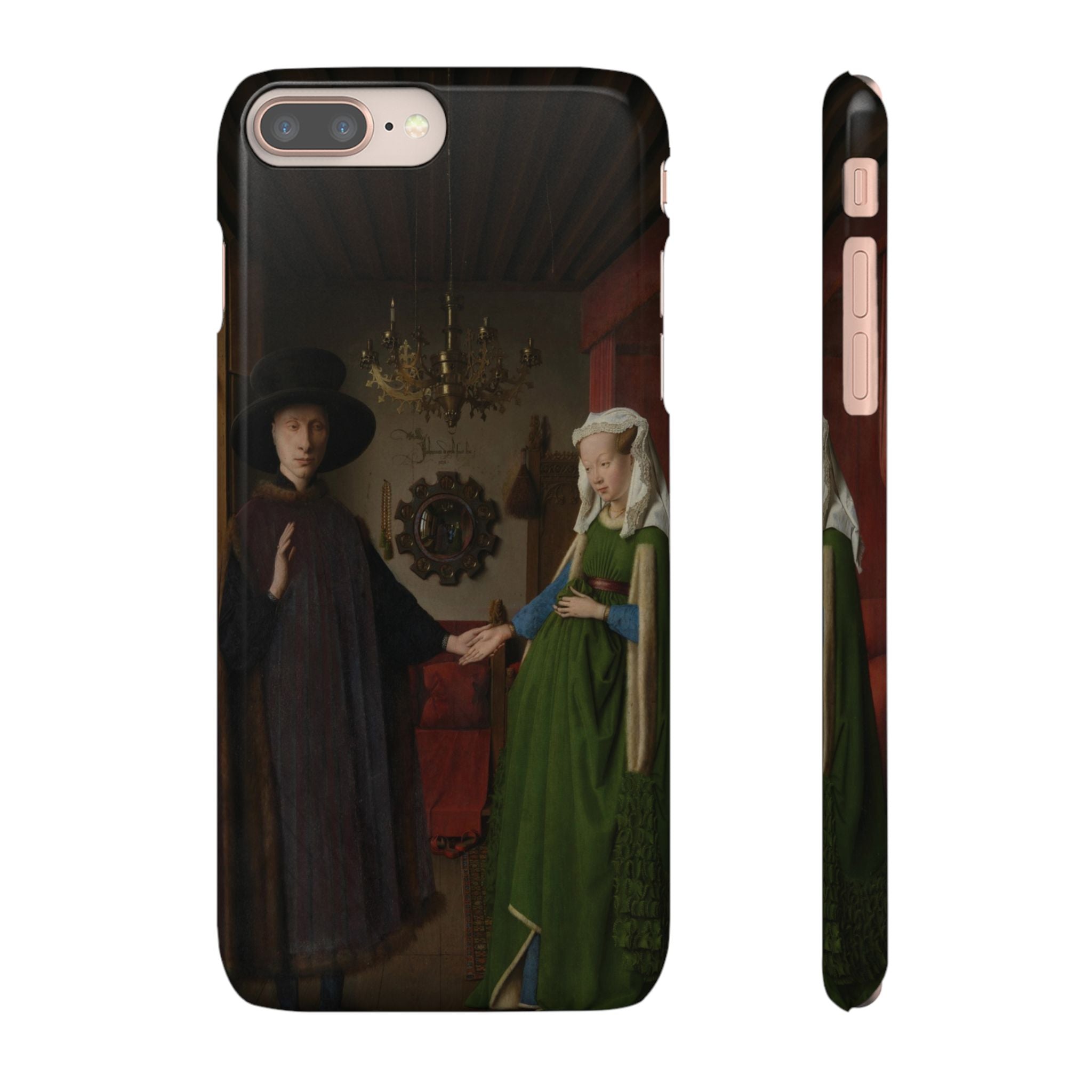 The Arnolfini Portrait by Jan van Eyck - iPhone Slim Case