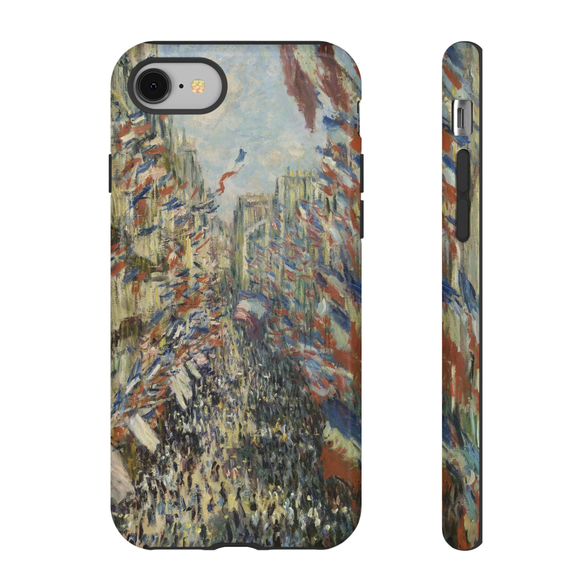The Rue Montorgueil in Paris by Claude Monet - iPhone Tough Case